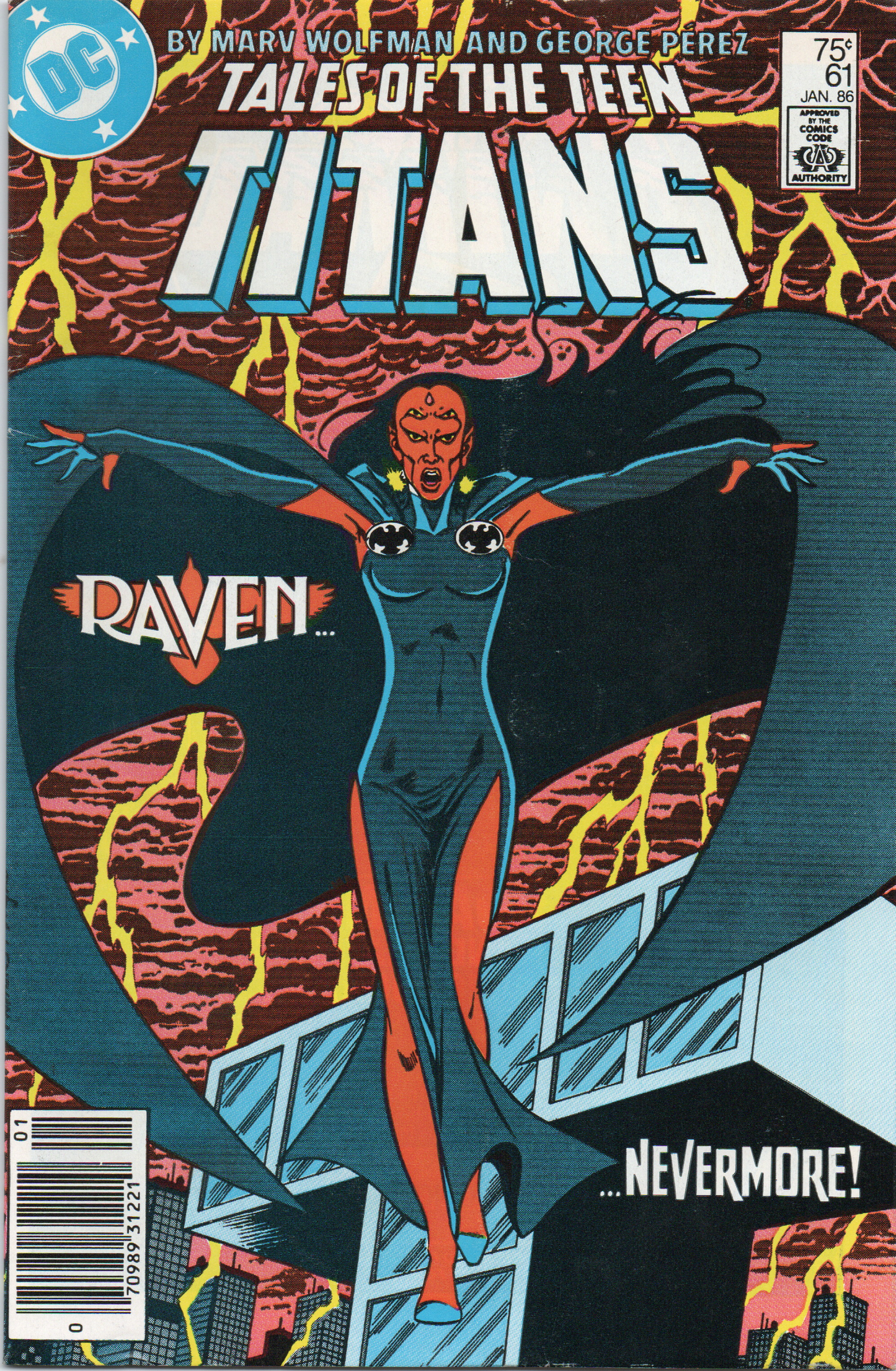 Tales of the Teen Titans #61 Comic Book From TheGlassyLass.com - Front Cover