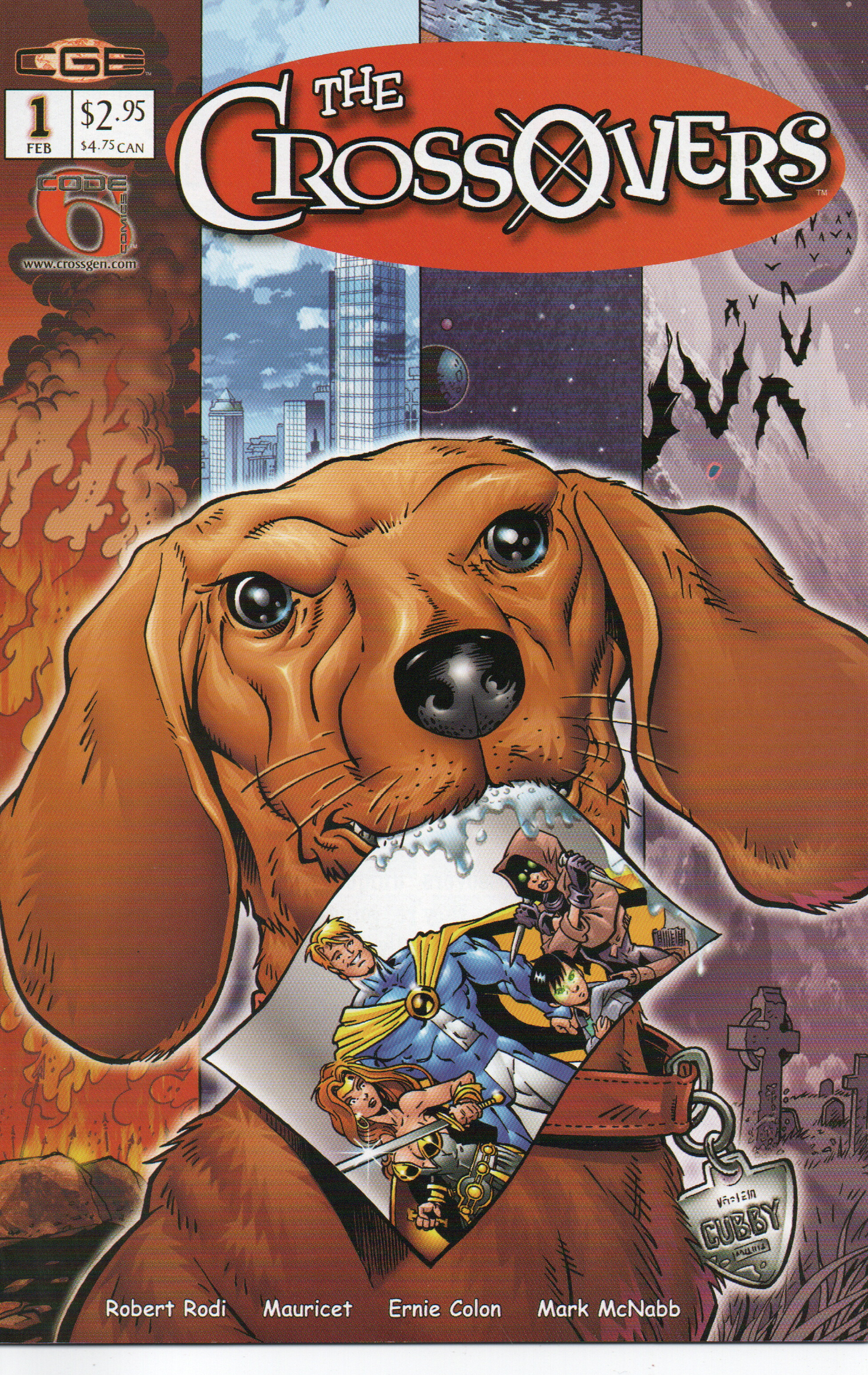 The Crossovers #1 Comic Book From TheGlassyLass.com - Front Cover