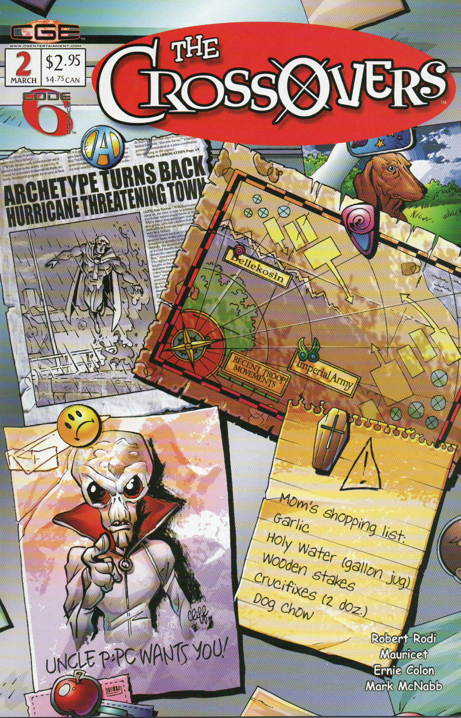 The Crossovers #2 Comic Book From TheGlassyLass.com - Front Cover