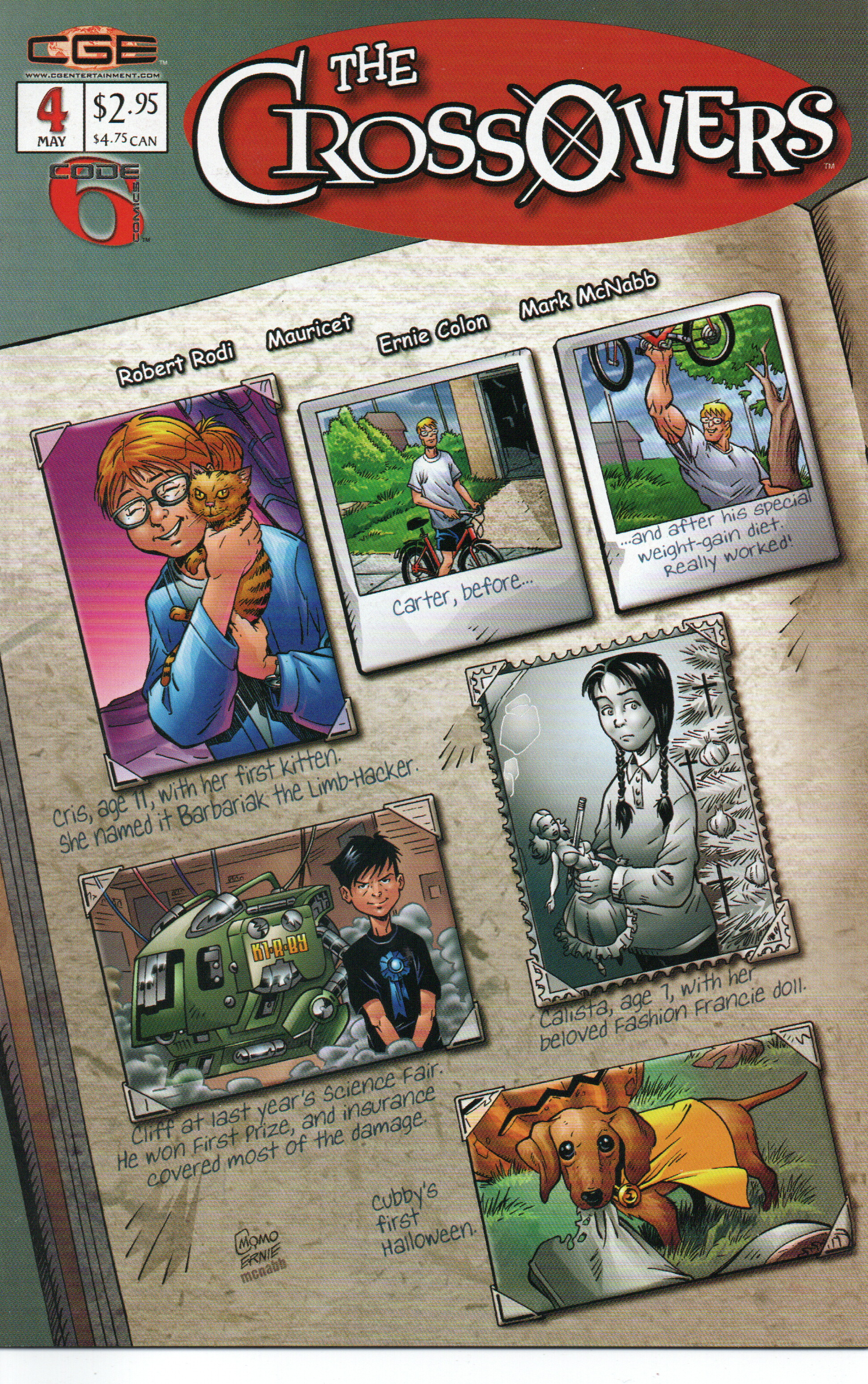 The Crossovers #4 Comic Book From TheGlassyLass.com - Front Cover