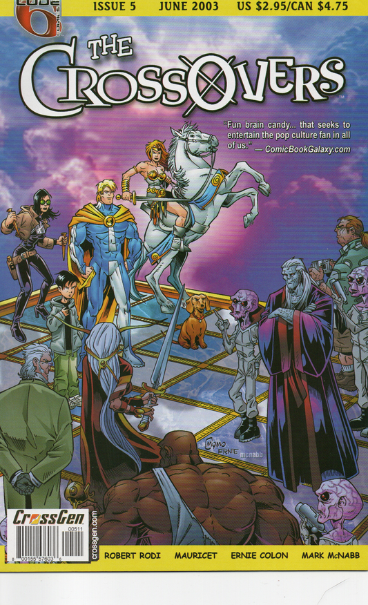 The Crossovers #5 Comic Book From TheGlassyLass.com - Front Cover