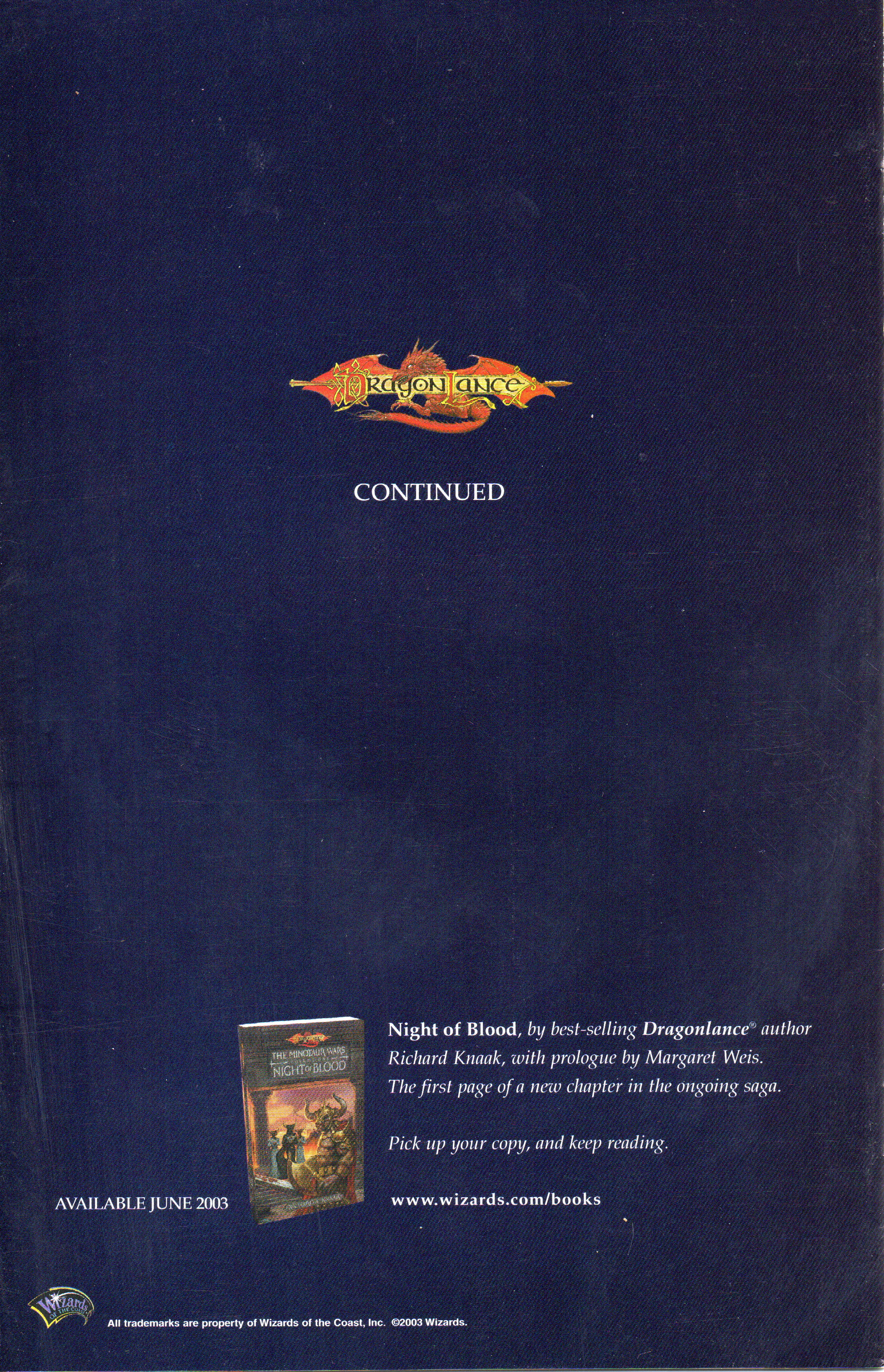 The Crossovers #6 Comic Book From TheGlassyLass.com - Back Cover
