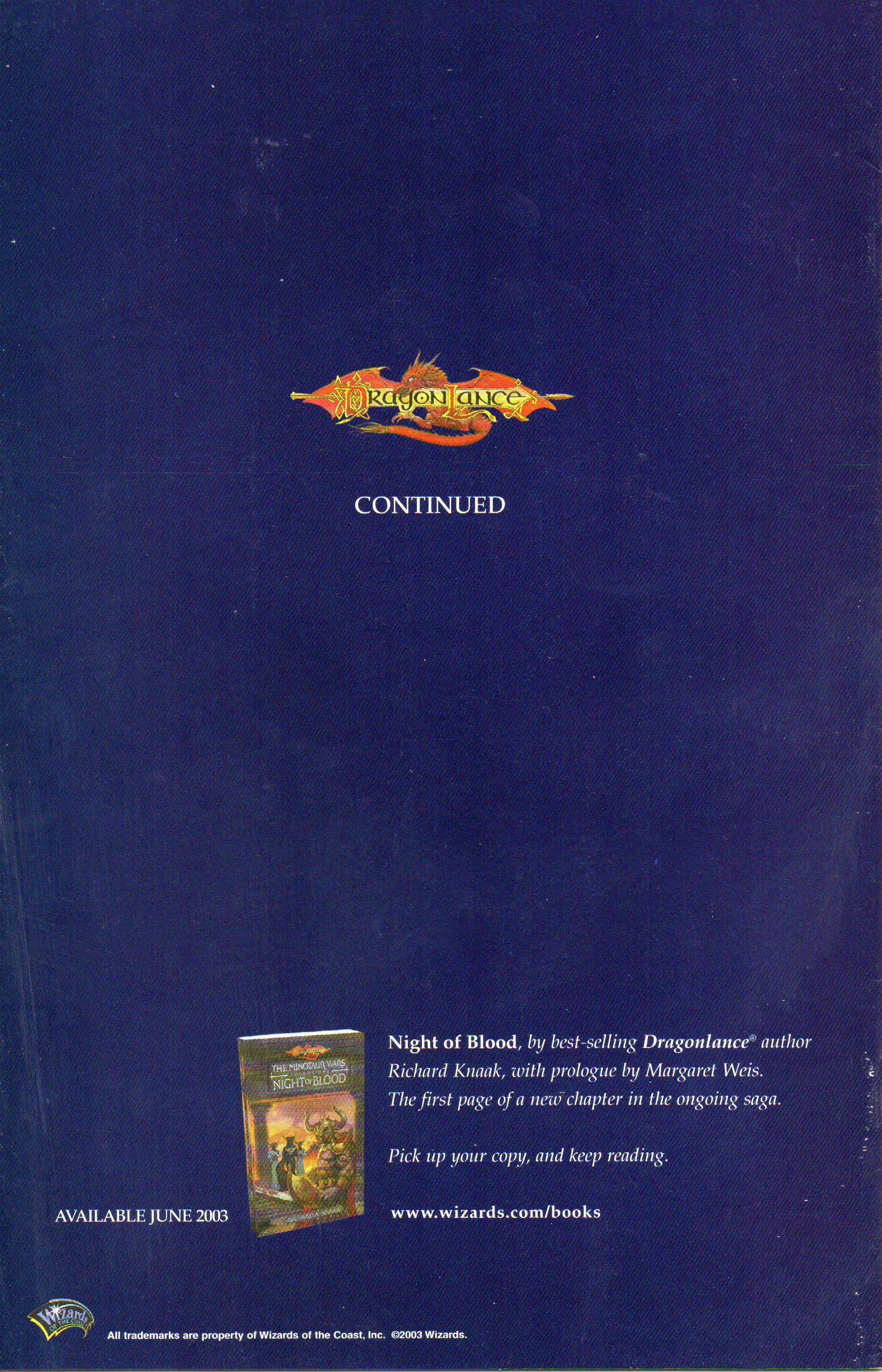 The Crossovers #7 Comic Book From TheGlassyLass.com - Back Cover
