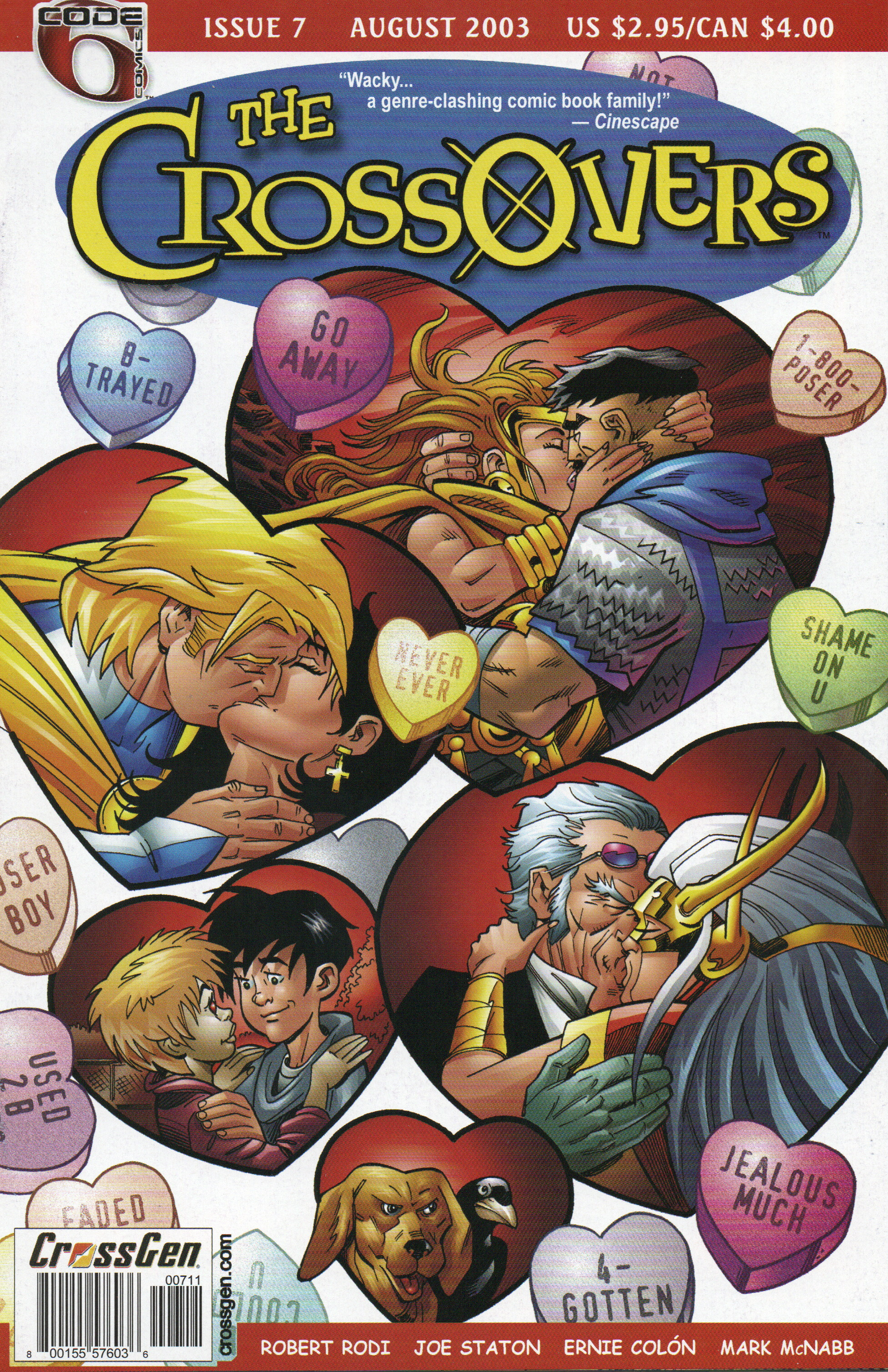 The Crossovers #7 Comic Book From TheGlassyLass.com - Front Cover