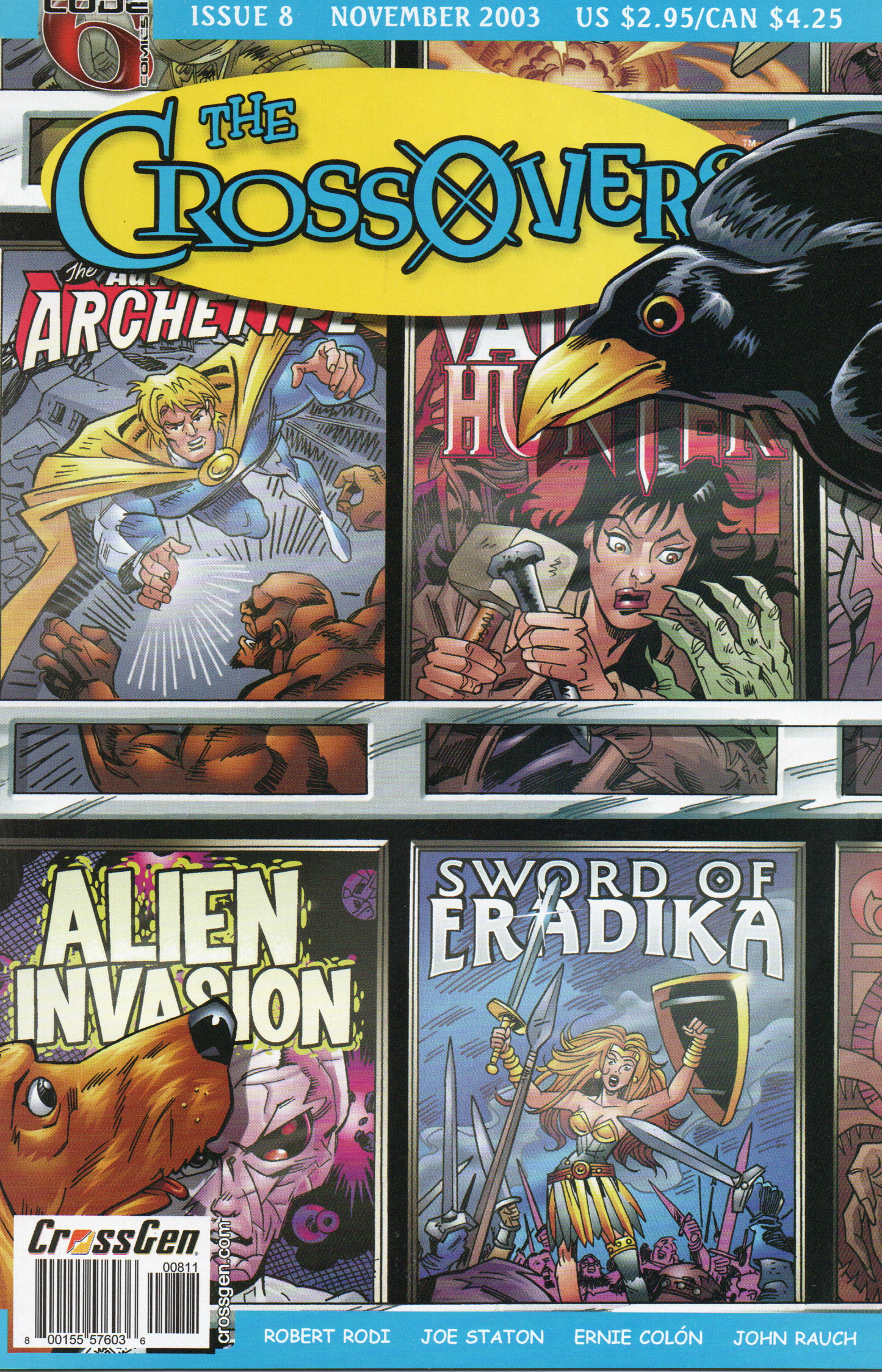 The Crossovers #8 Comic Book From TheGlassyLass.com - Front Cover