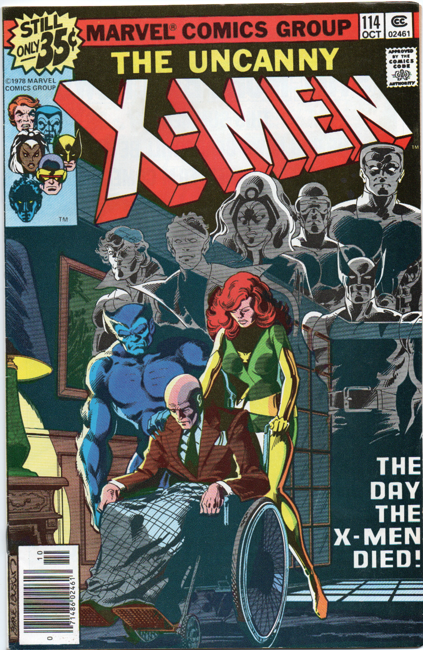 The Uncanny X-Men #114 Comic Book From TheGlassyLass.com - Front Cover