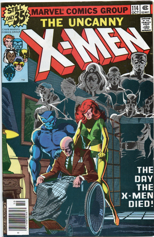 The Uncanny X-Men #114 Comic Book From TheGlassyLass.com - Front Cover