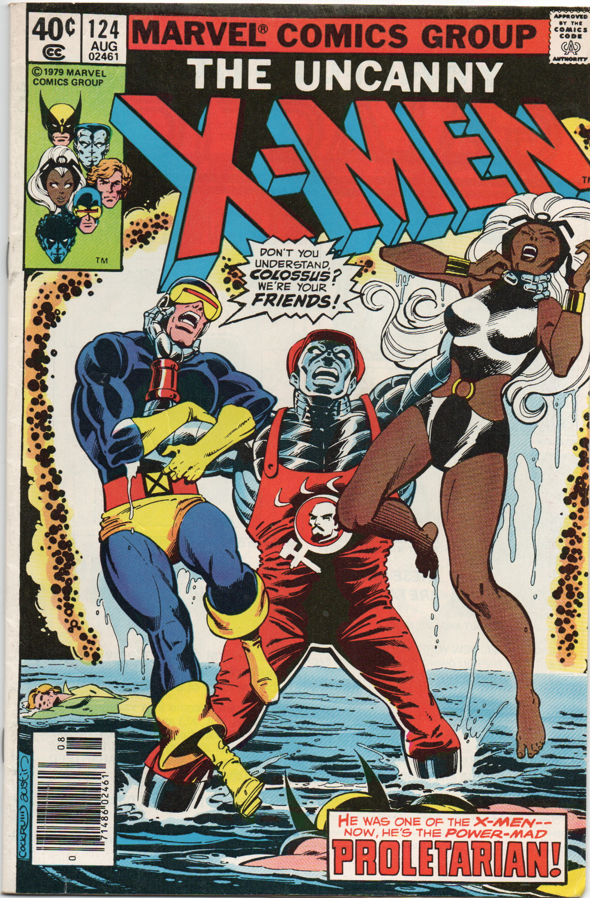 The Uncanny X-Men #124 Comic Book From TheGlassyLass.com - Front Cover