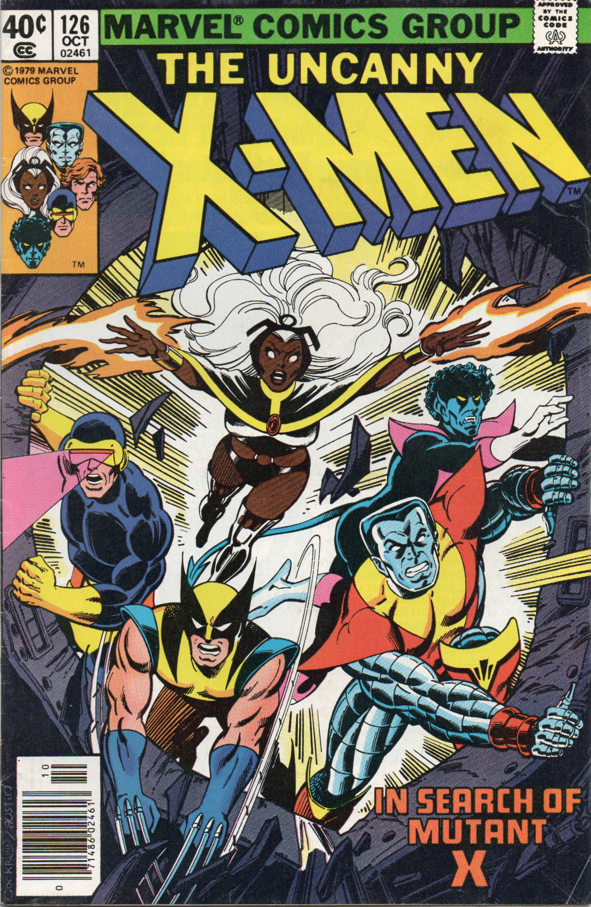 The Uncanny X-Men #126 Comic Book From TheGlassyLass.com - Front Cover