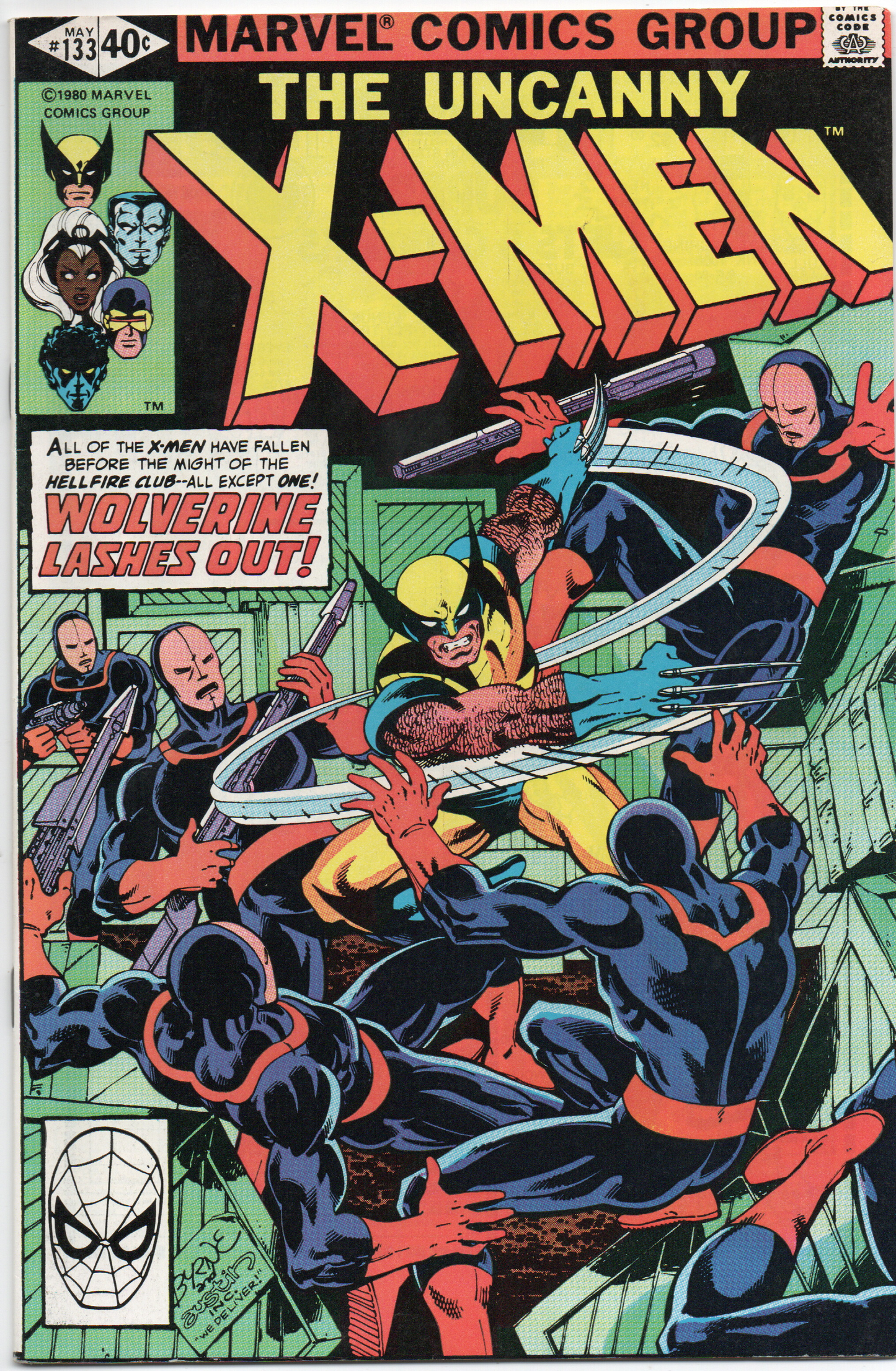 The Uncanny X-Men #133 Comic Book From TheGlassyLass.com - Front Cover