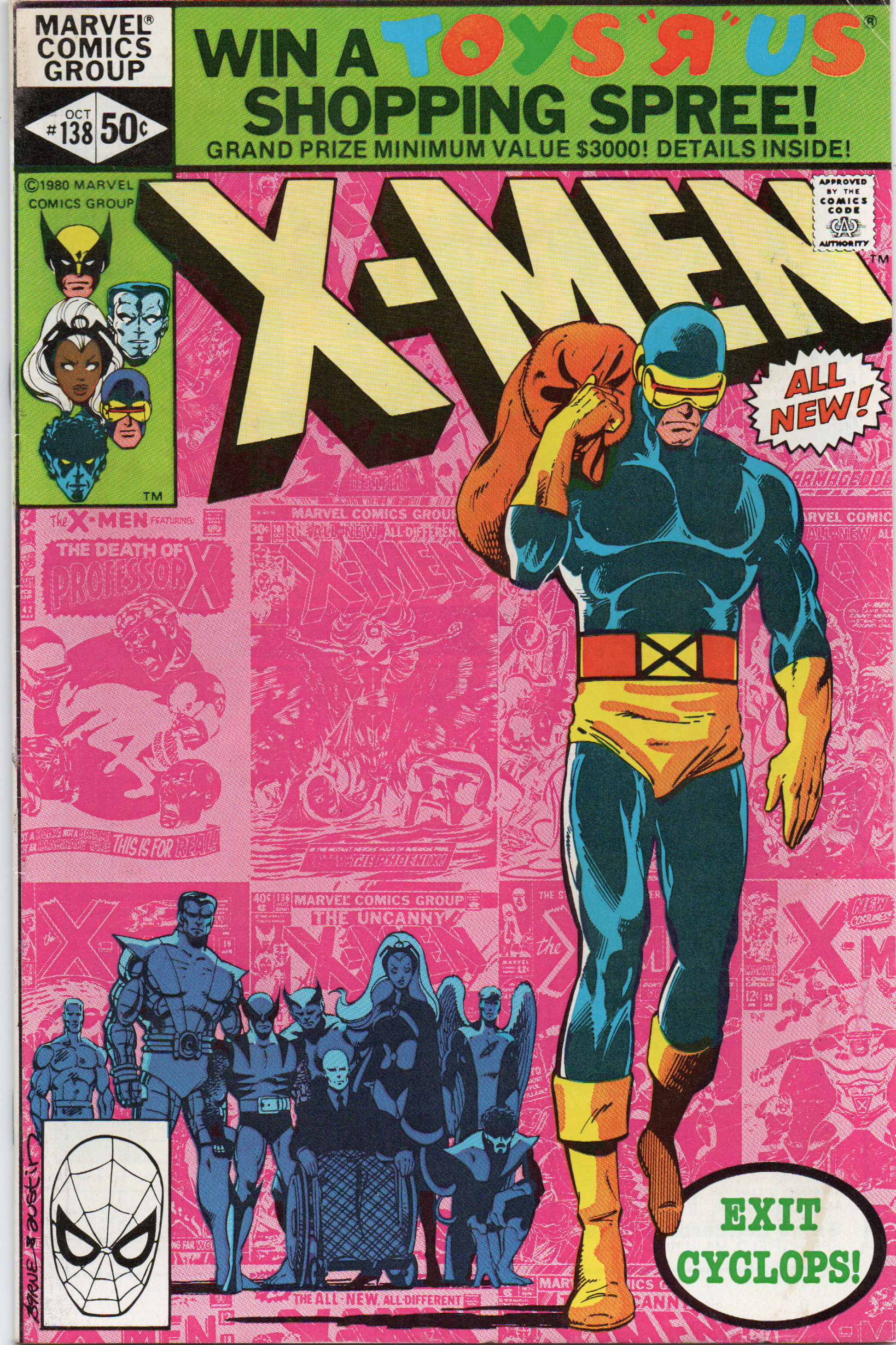The Uncanny X-Men #138 Comic Book From TheGlassyLass.com - Front Cover