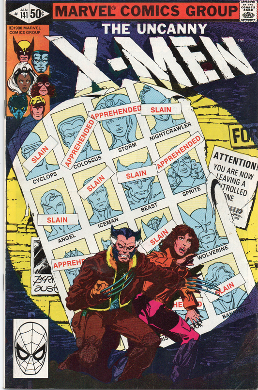 The Uncanny X-Men #141 Comic Book From TheGlassyLass.com - Front Cover