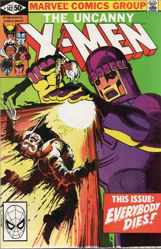 The Uncanny X-Men #142 Comic Book From TheGlassyLass.com - Front Cover