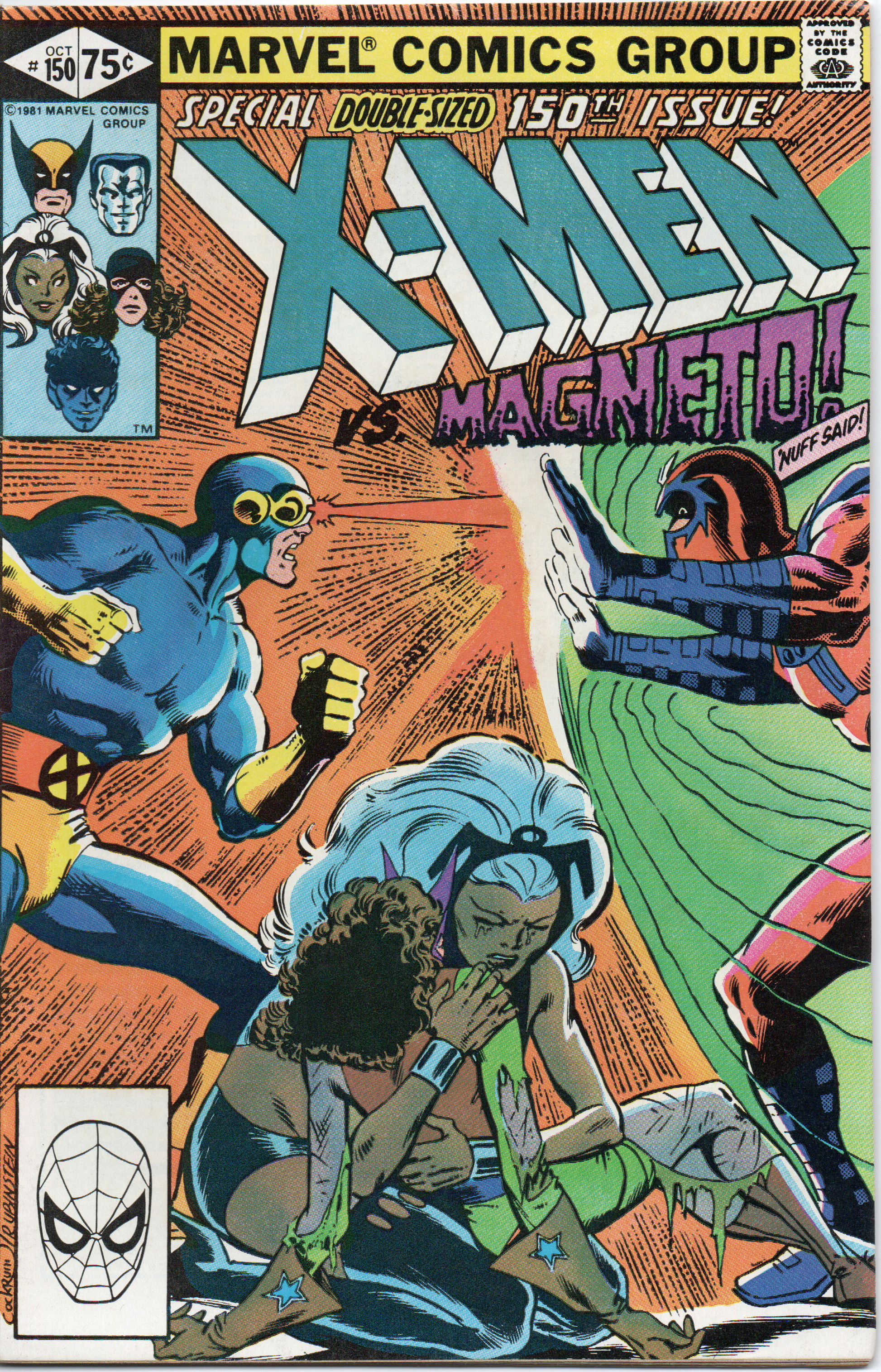 The Uncanny X-Men #150 Comic Book From TheGlassyLass.com - Front Cover