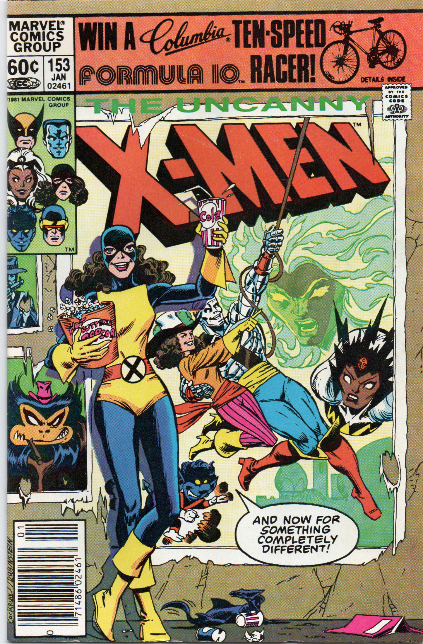 The Uncanny X-Men #153 Comic Book From TheGlassyLass.com - Front Cover