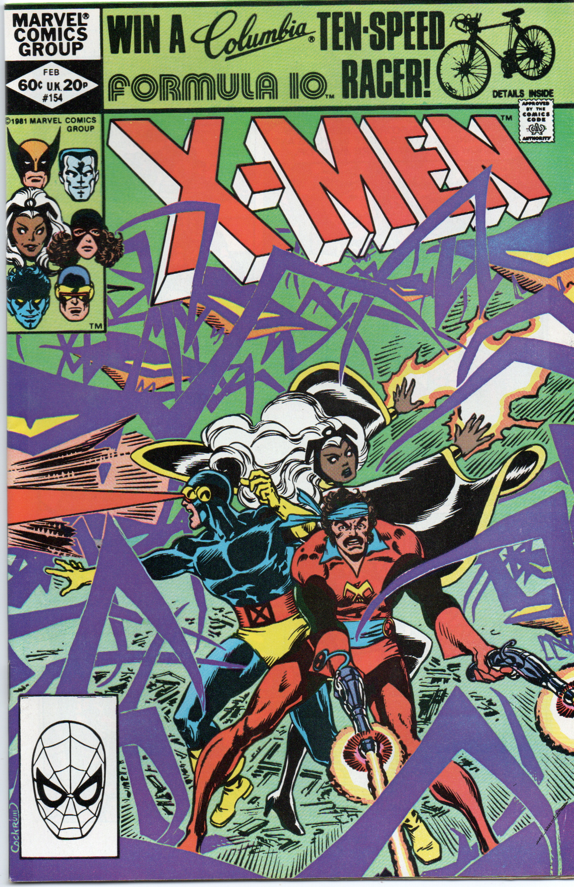 The Uncanny X-Men #154 Comic Book From TheGlassyLass.com - Front Cover
