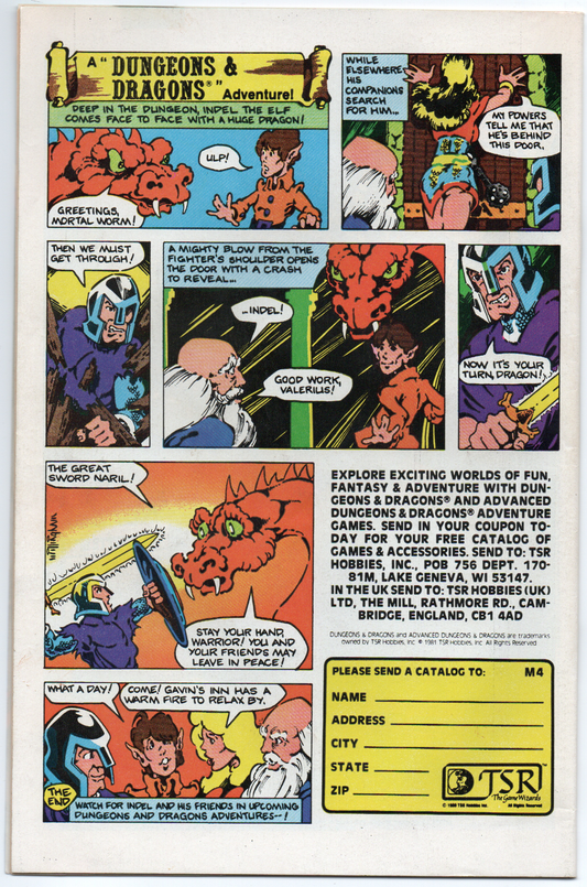 The Uncanny X-Men #155 Comic Book From TheGlassyLass.com - Back Cover