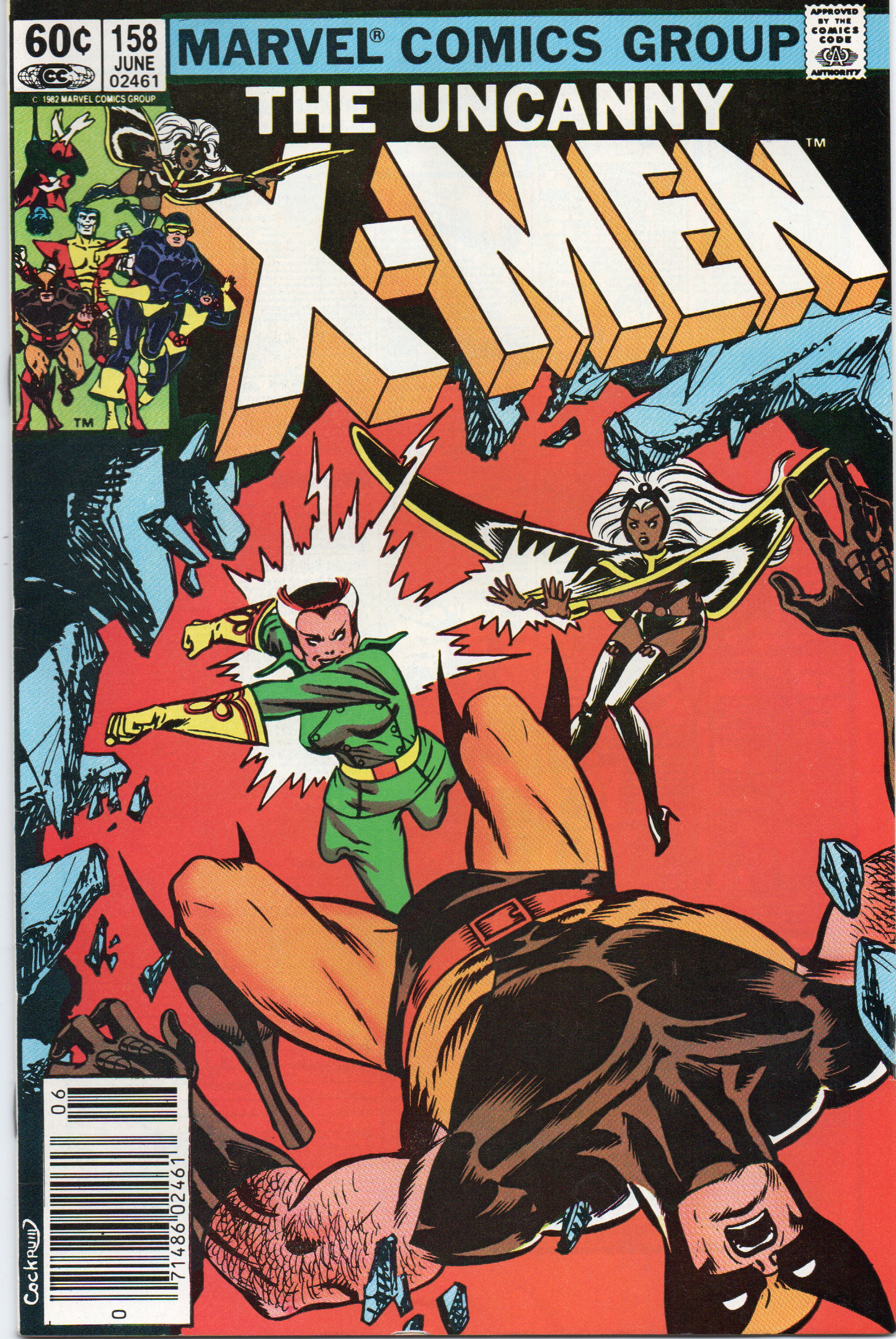 The Uncanny X-Men #158 Comic Book From TheGlassyLass.com - Front Cover
