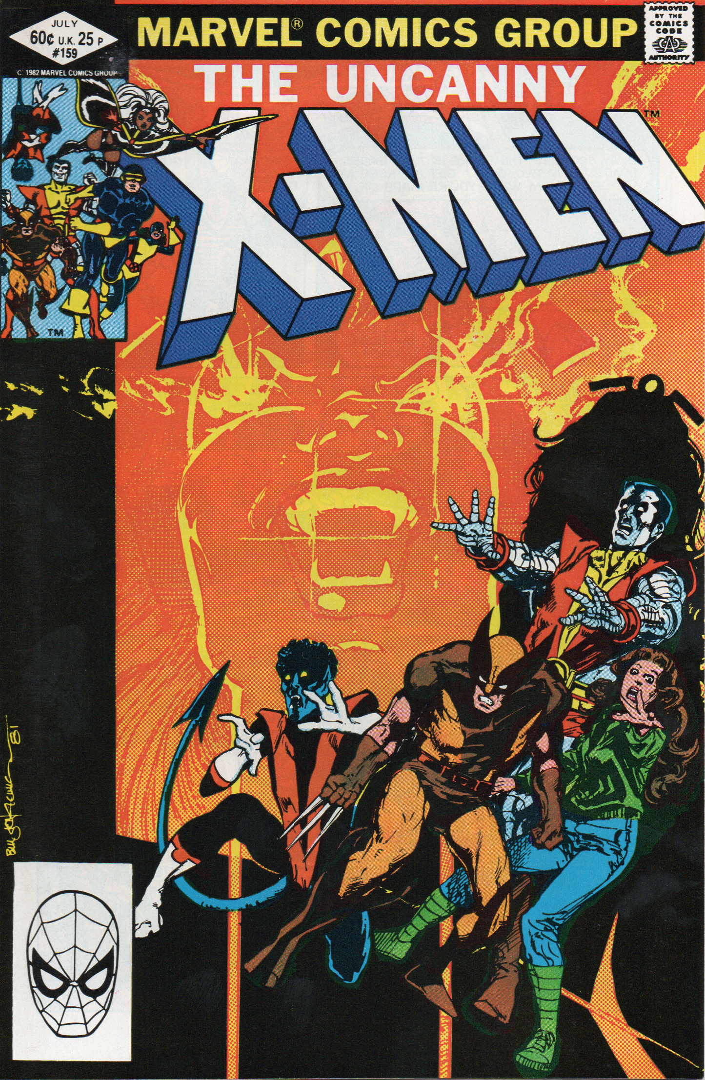 The Uncanny X-Men #159 Comic Book From TheGlassyLass.com - Front Cover
