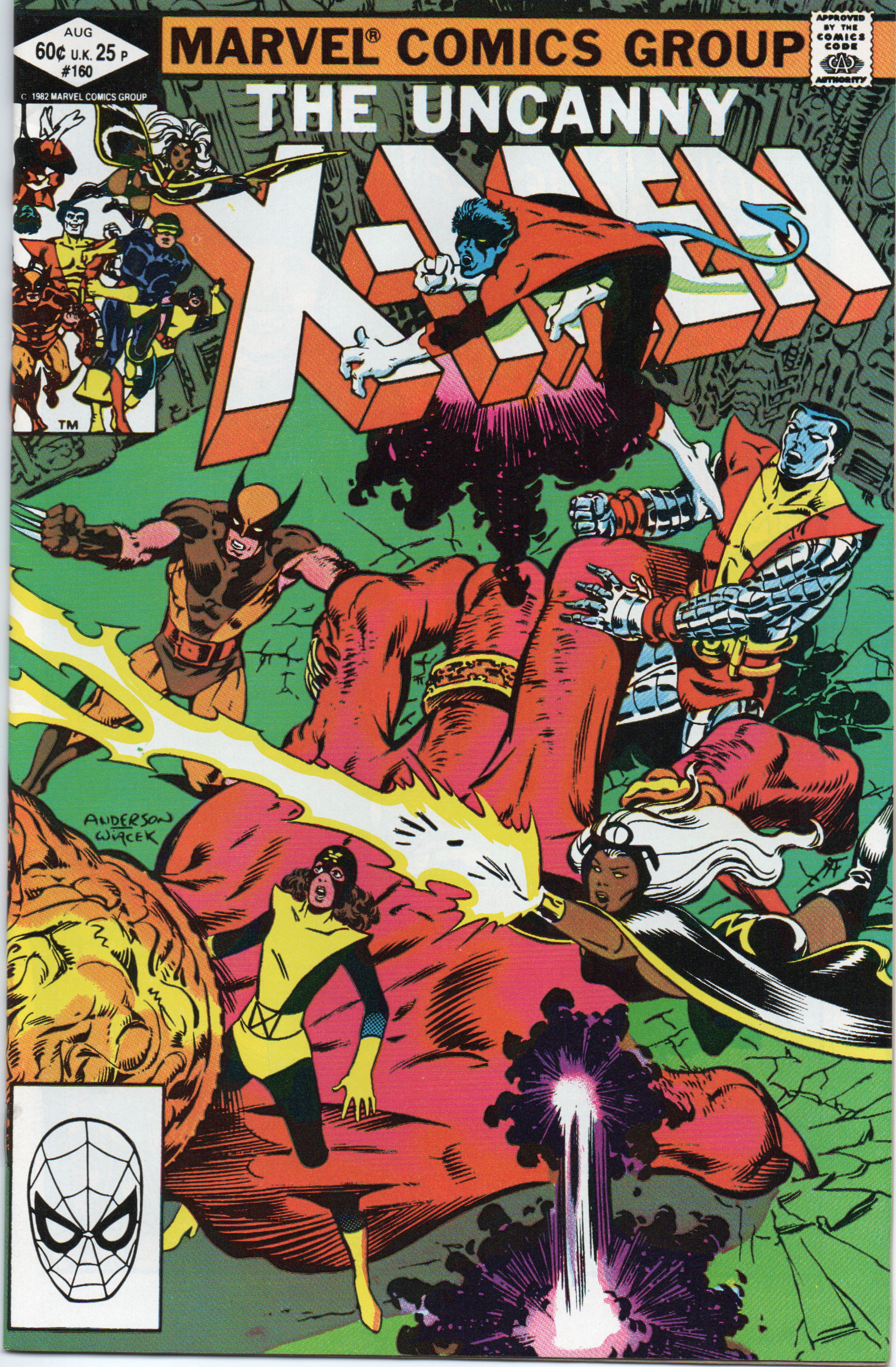 The Uncanny X-Men #160 Comic Book From TheGlassyLass.com - Front Cover