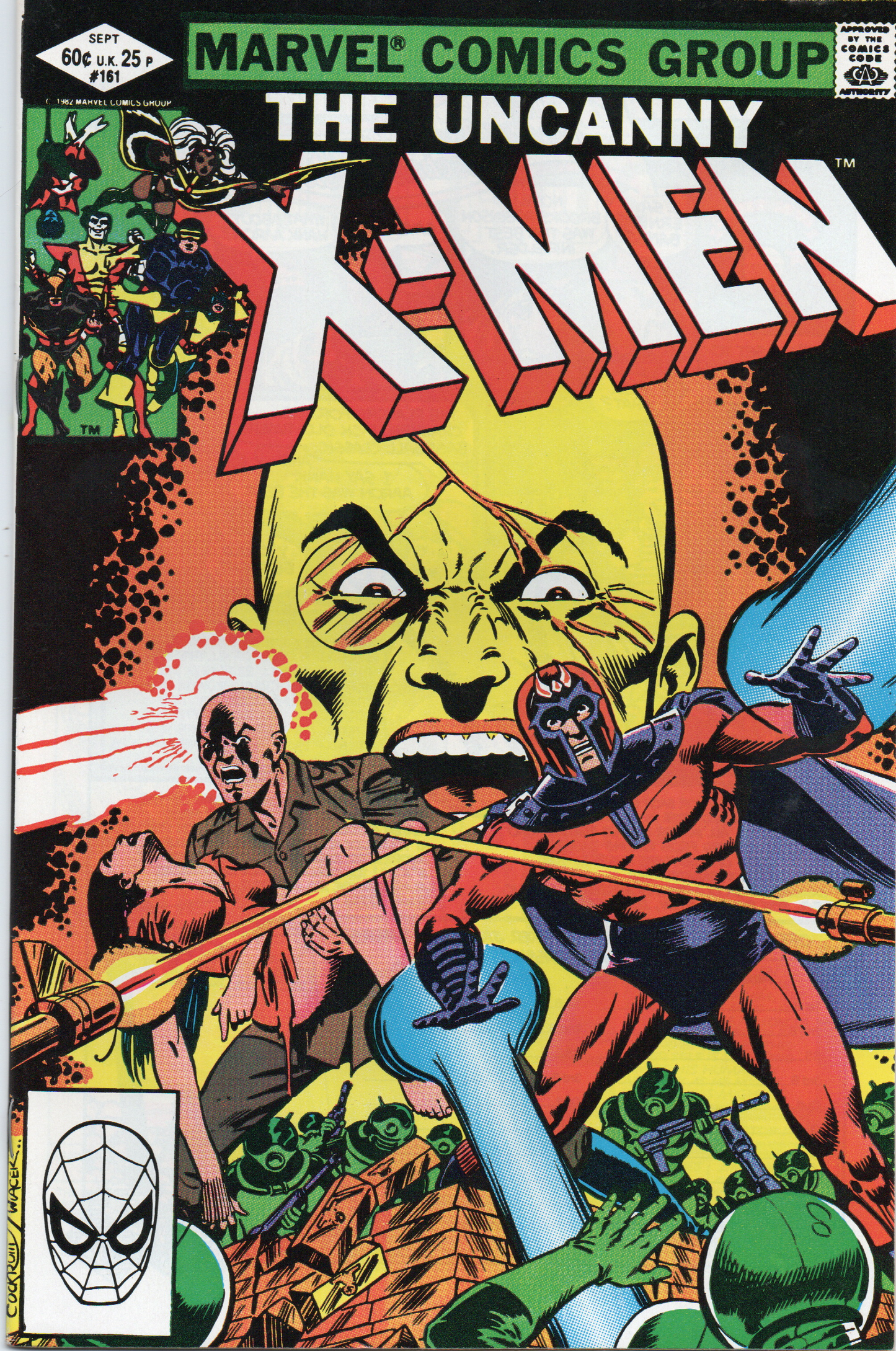 The Uncanny X-Men #161 Comic Book From TheGlassyLass.com - Front Cover