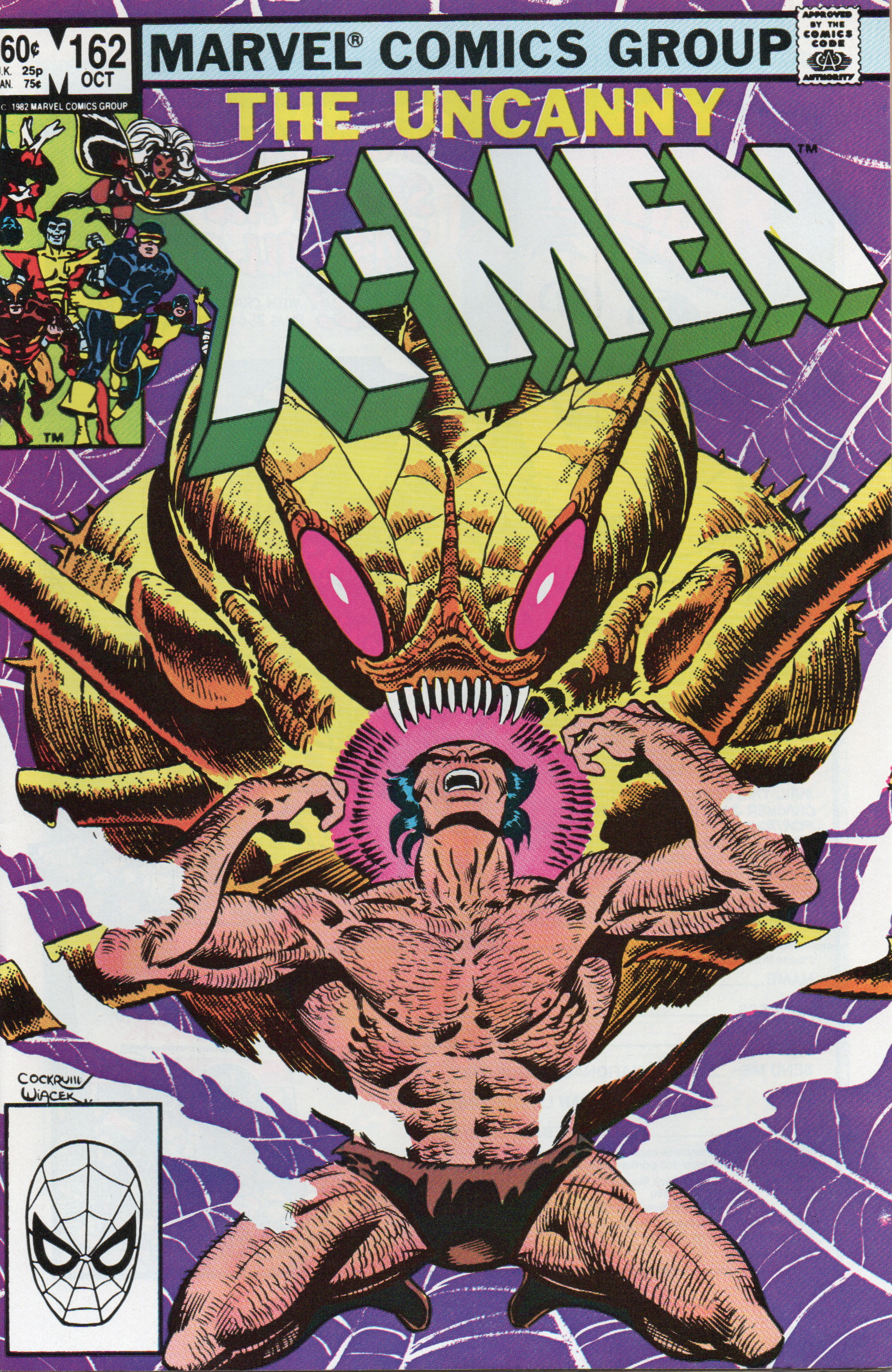 The Uncanny X-Men #162 Comic Book From TheGlassyLass.com - Front Cover