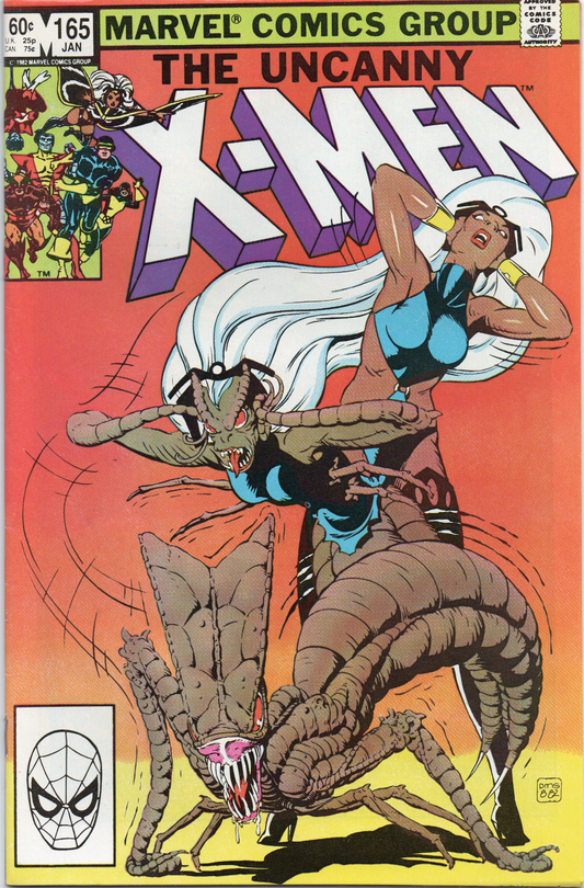 The Uncanny X-Men #165 Comic Book From TheGlassyLass.com - Front Cover