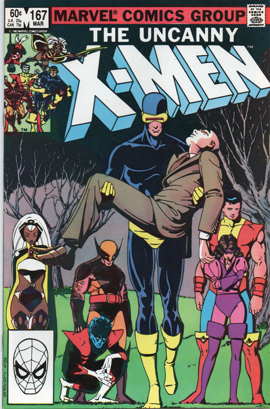 The Uncanny X-Men #167 Comic Book From TheGlassyLass.com - Front Cover