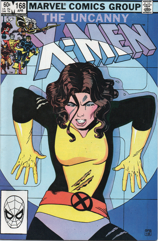 The Uncanny X-Men #168 Comic Book From TheGlassyLass.com - Front Cover