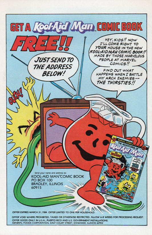 The Uncanny X-Men #171 Comic Book From TheGlassyLass.com - Back Cover