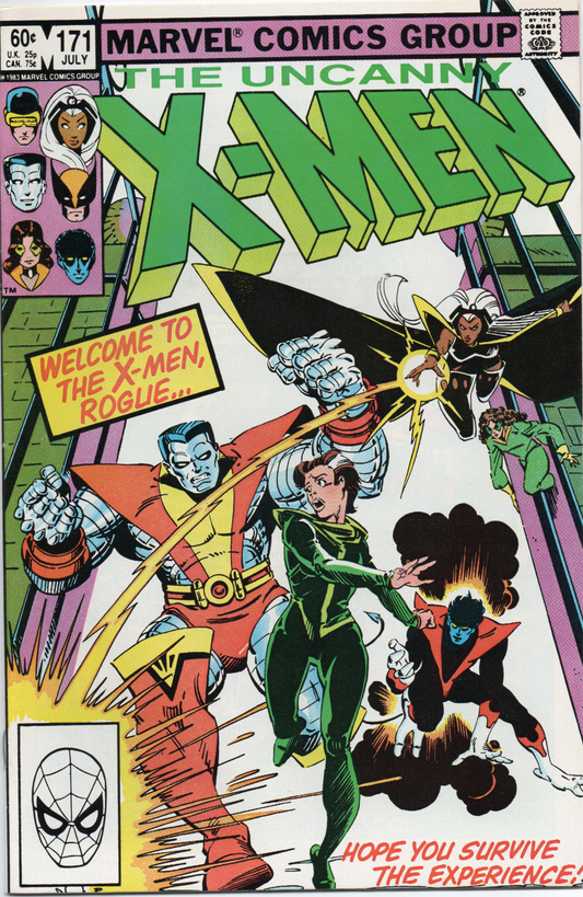 The Uncanny X-Men #171 Comic Book From TheGlassyLass.com - Front Cover