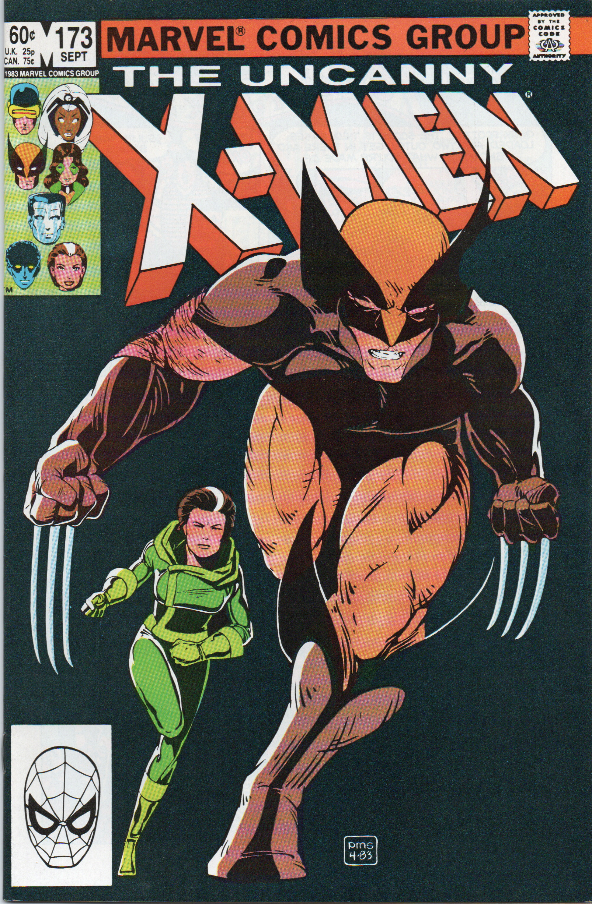The Uncanny X-Men #173 Comic Book From TheGlassyLass.com - Front Cover