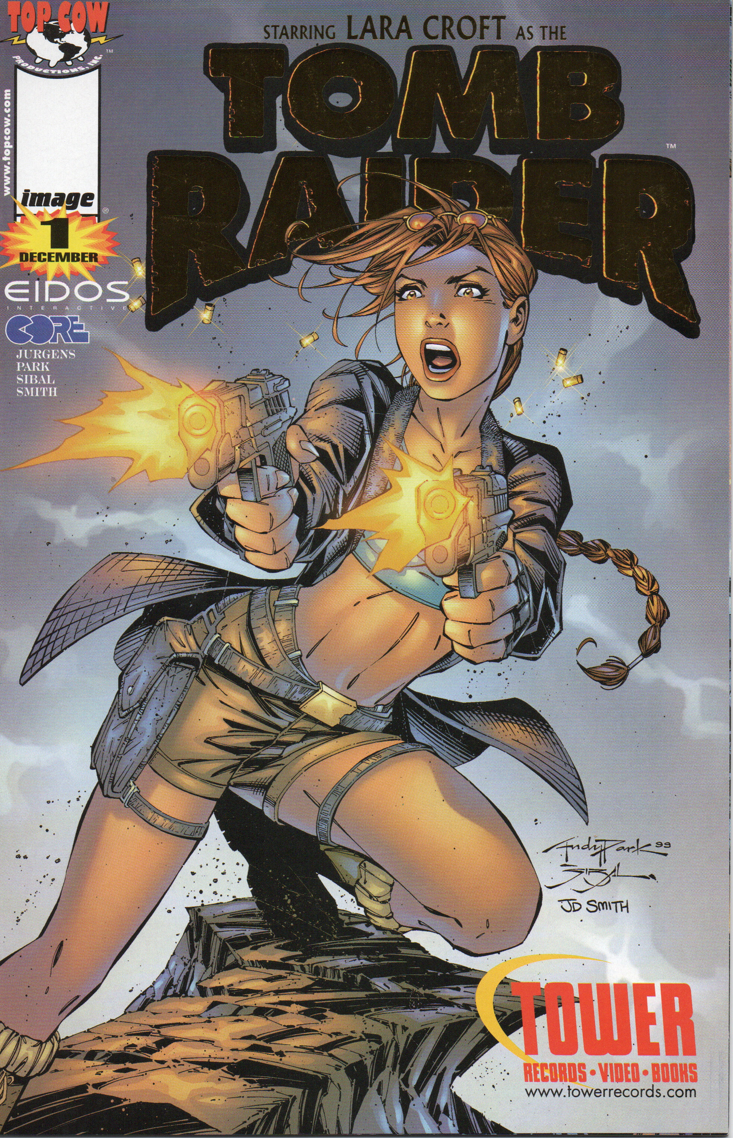 Lara Croft as The Tomb Raider #1.TOWER.HOLO by Top Cow Comics - Ungraded from TheGlassyLass.com