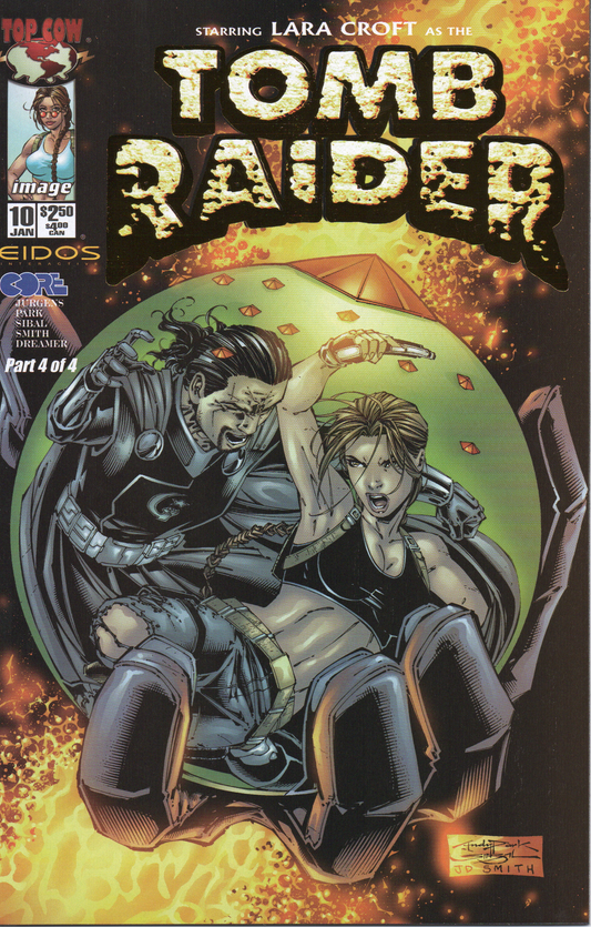 Tomb Raider Starring Lara Croft #10DF.GOLD w/COA by Top Cow Comics - Ungraded by TheGlassyLass.com