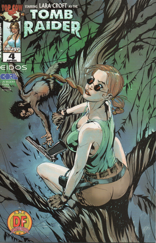 Tomb Raider Starring Lara Croft #4DF w/COA by Top Cow Comics - Ungraded by TheGlassyLass.com