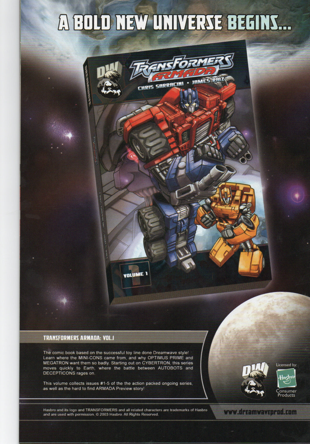 Transformers Armada #1 Free Comic Book Day - Ungraded from TheGlassyLass.com