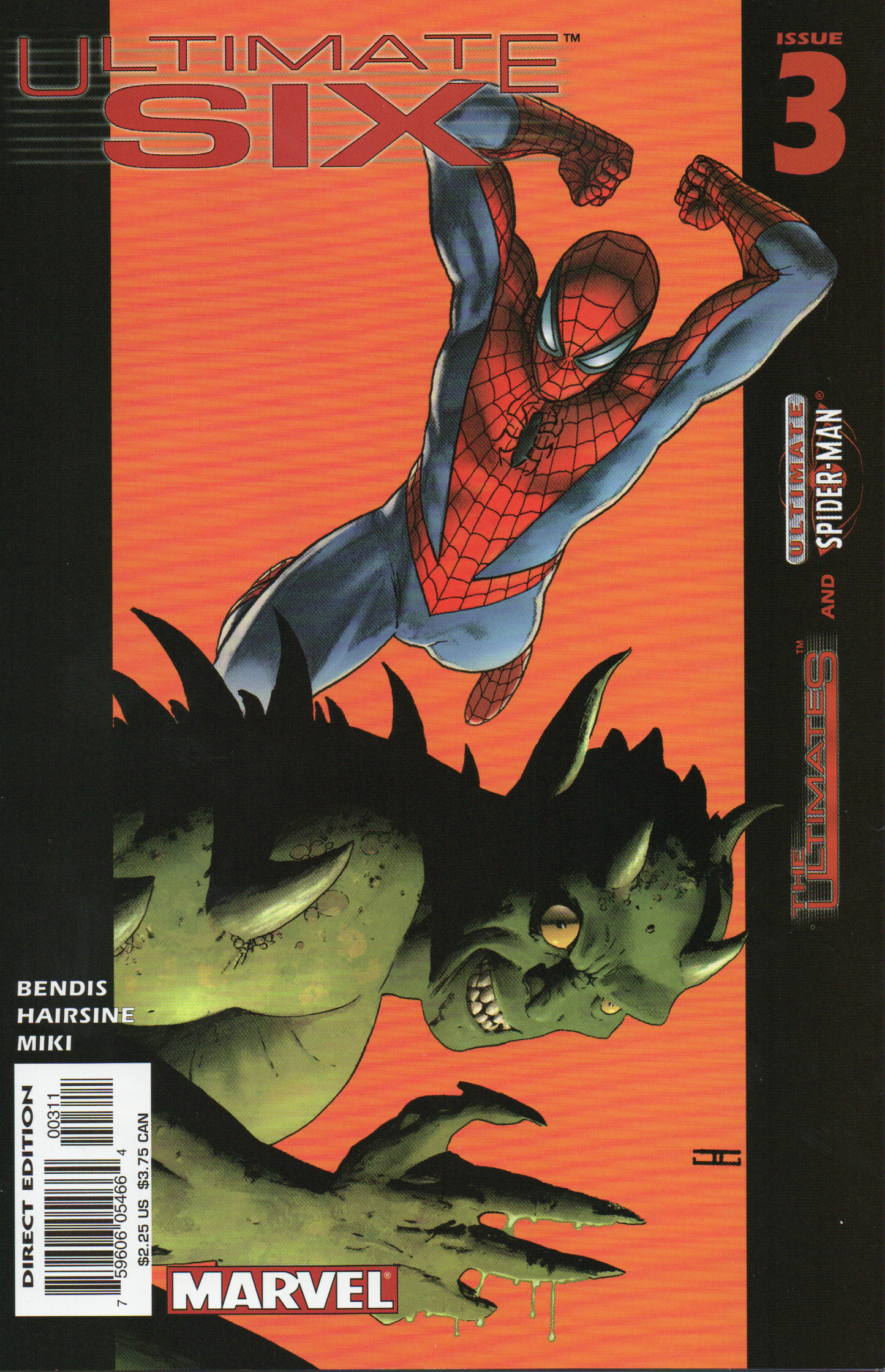 Spider-Man Ultimate Six #3 Comic Book by Marvel Comics at TheGlassyLass.com