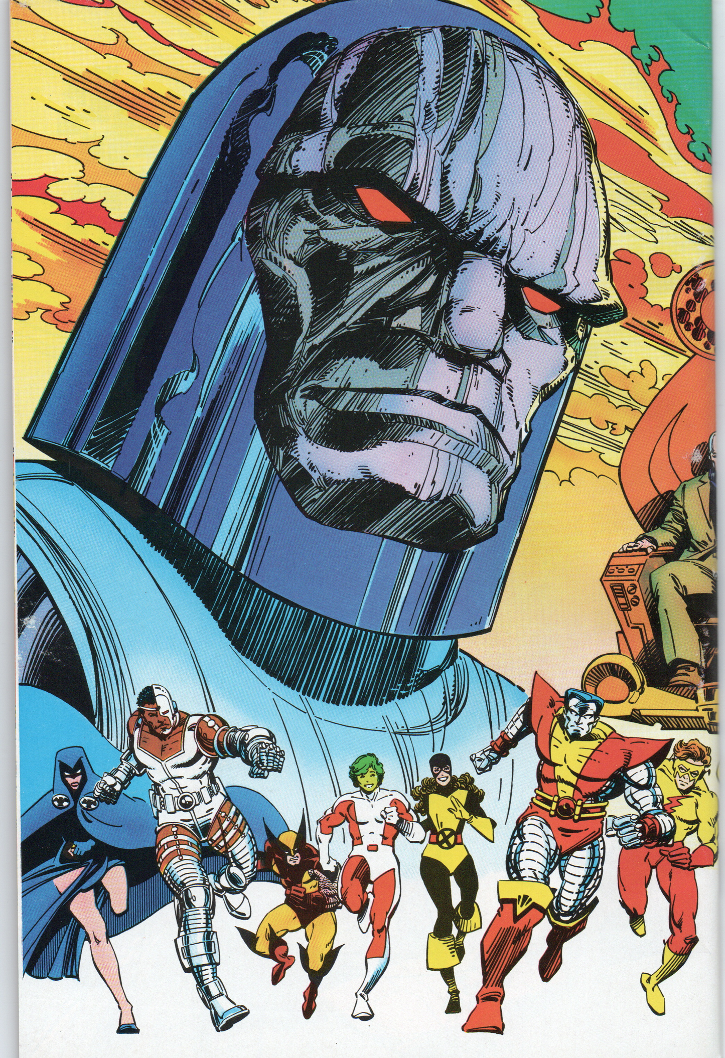 X-Men and The New Teen Titans #1 Comic Book From TheGlassyLass.com - Back Cover