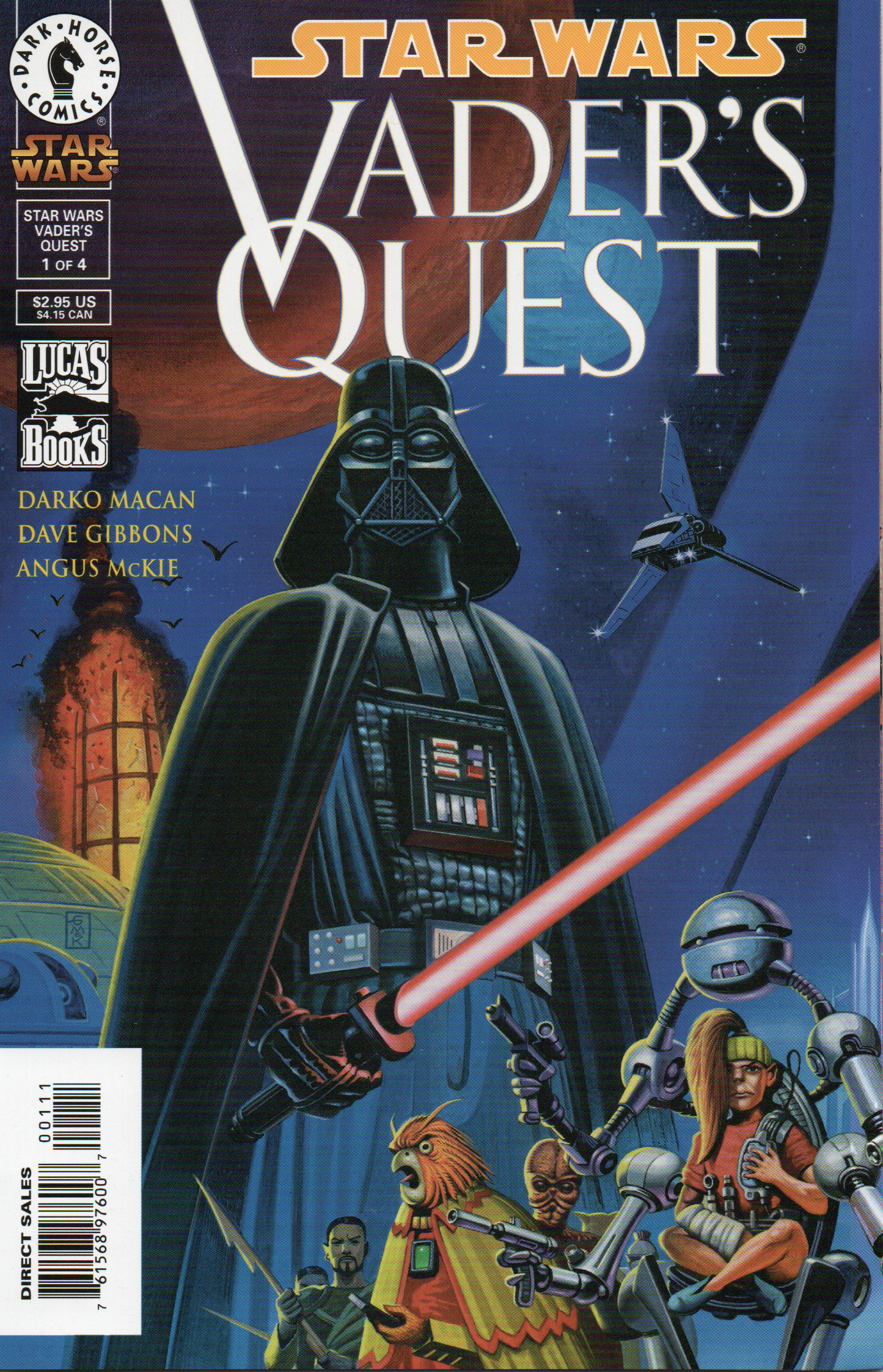 Star Wars "Vader's Quest" #1 Comic Book by Dark Horse Comics at TheGlassyLass.com
