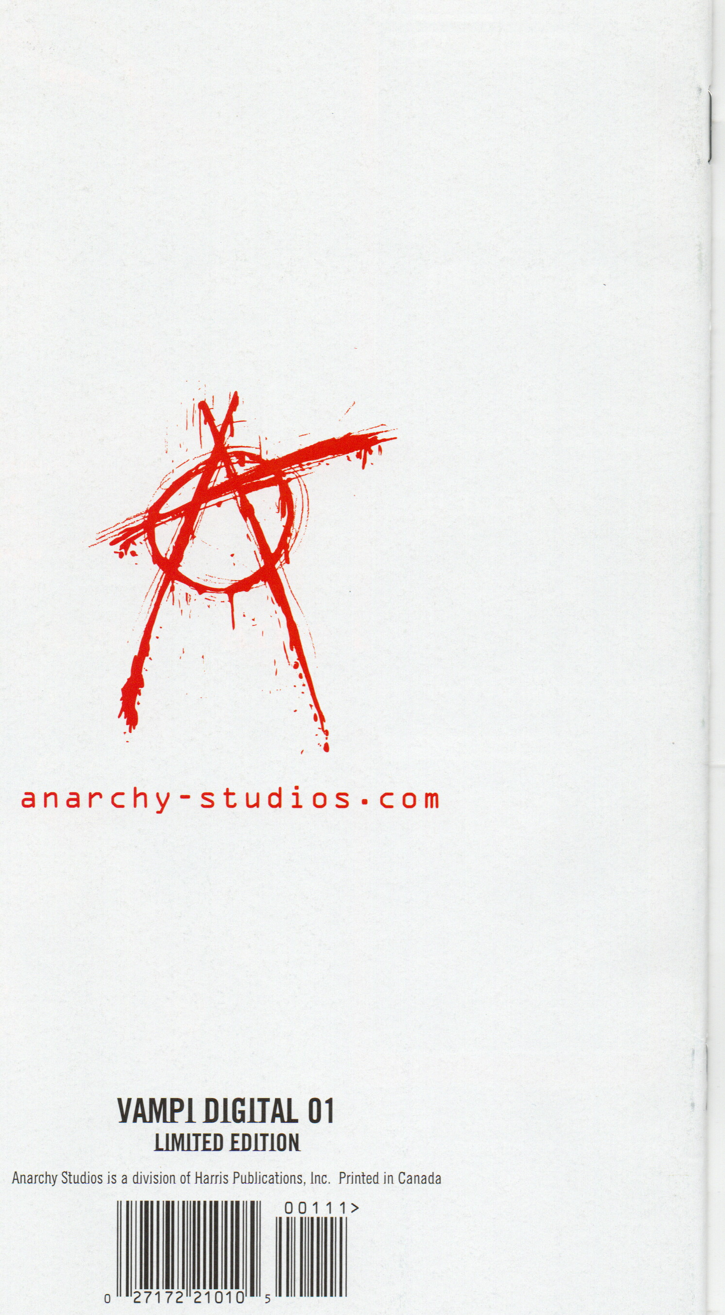 Vampi Digital Edition #1B (Variant Cover) Comic Book by Anarchy Studios at TheGlassyLass.com