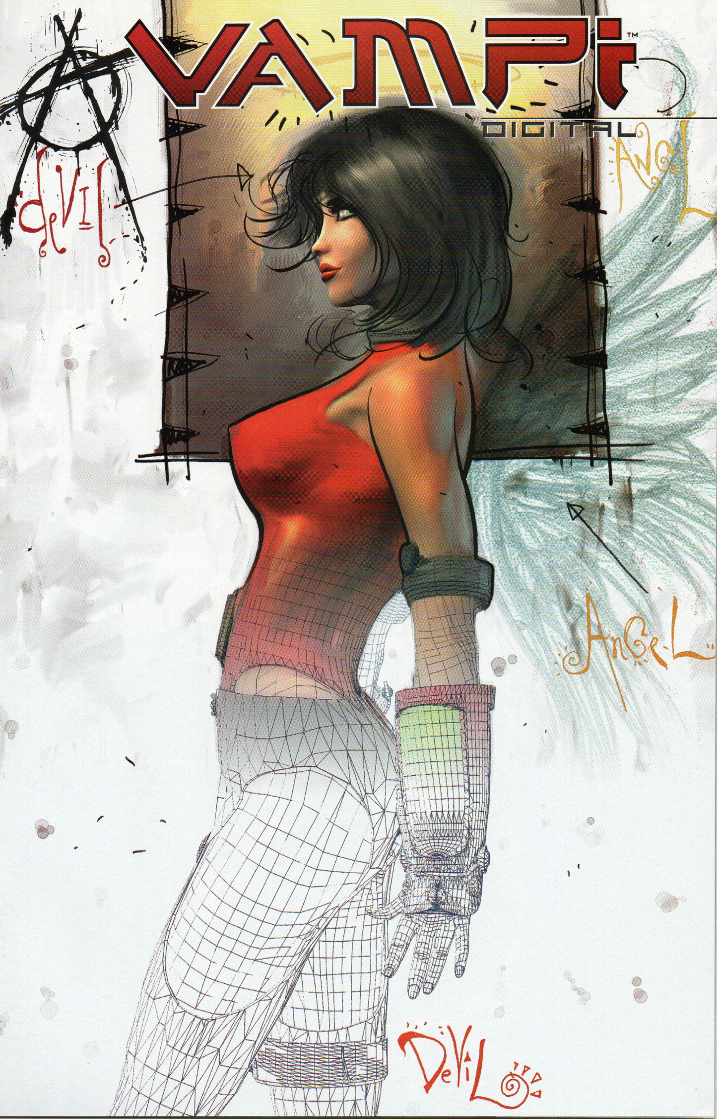 Vampi Digital Edition #1B (Variant Cover) Comic Book by Anarchy Studios at TheGlassyLass.com