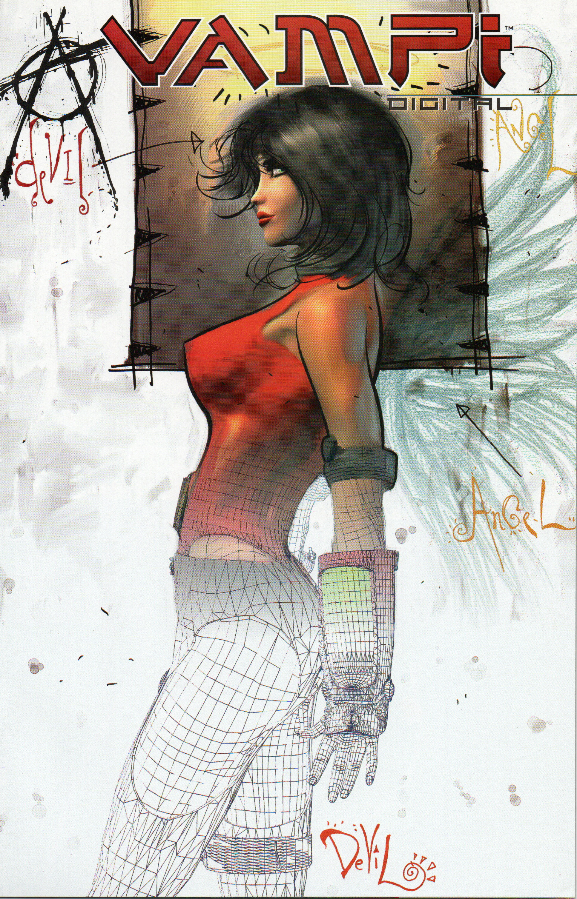 Vampi Digital Edition #1B (Variant Cover) Comic Book by Anarchy Studios at TheGlassyLass.com
