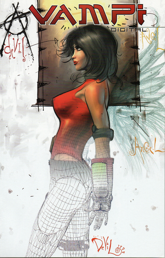 Vampi Digital Edition #1B (Variant Cover) Comic Book by Anarchy Studios at TheGlassyLass.com