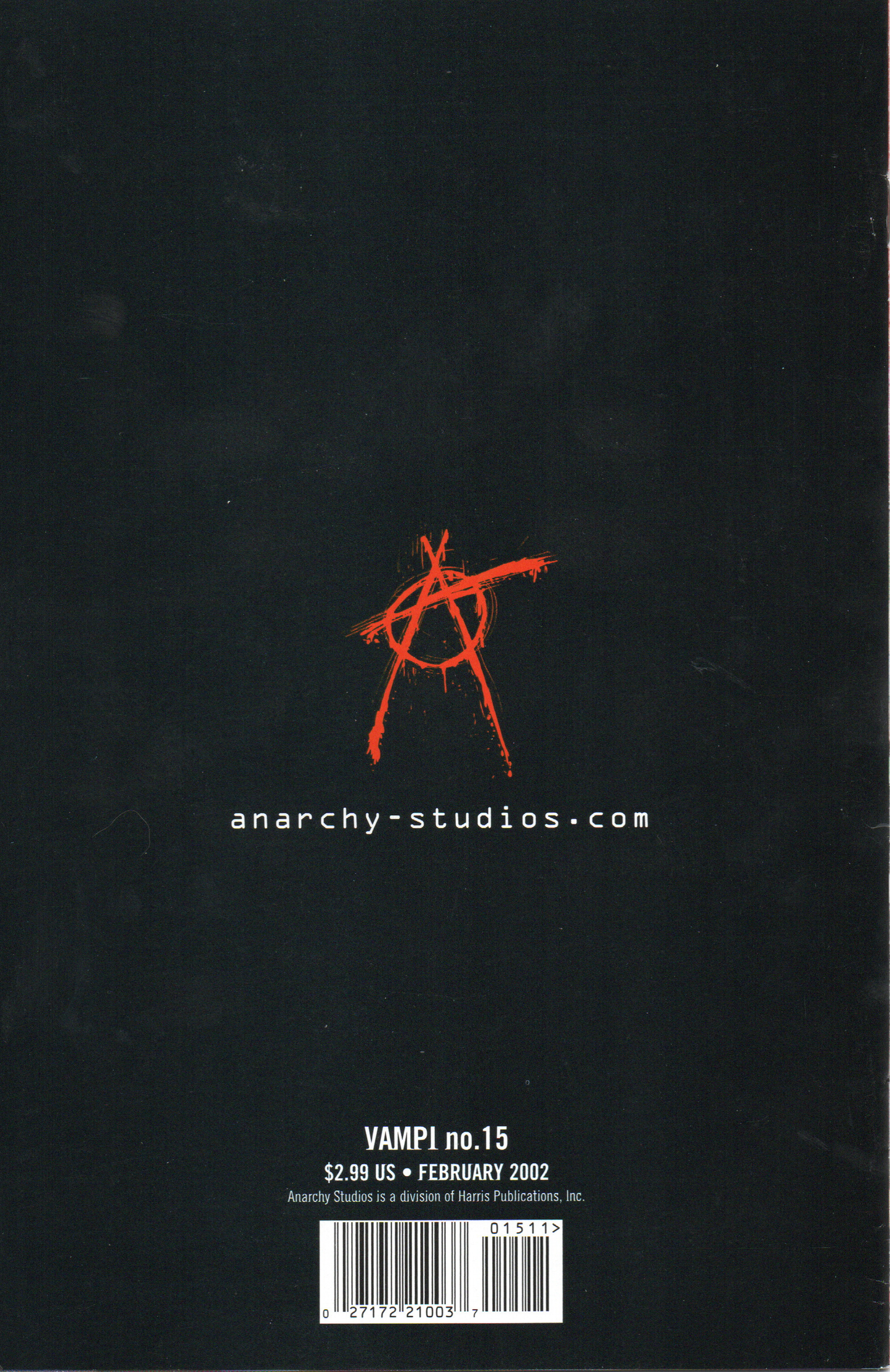 Vampi #15 Comic Book by Anarchy Studios at TheGlassyLass.com