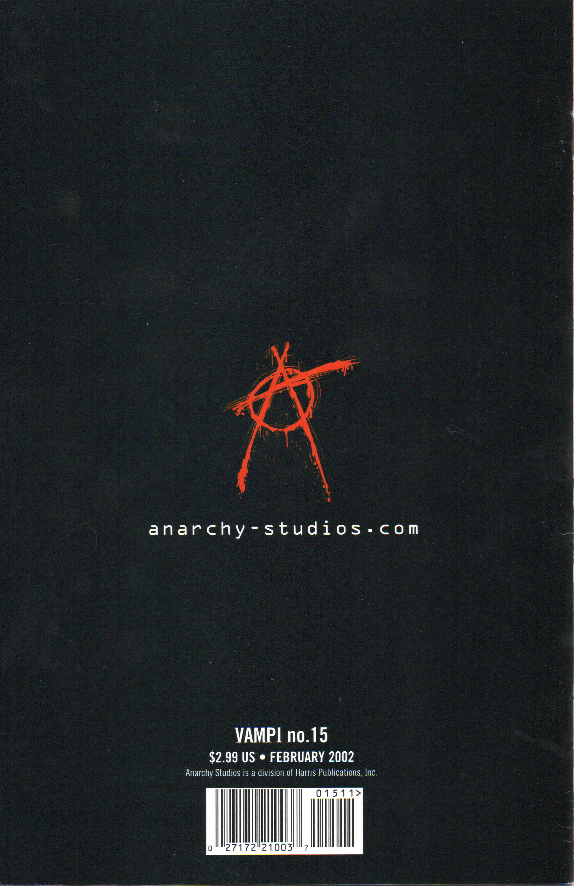Vampi #15 Comic Book by Anarchy Studios at TheGlassyLass.com