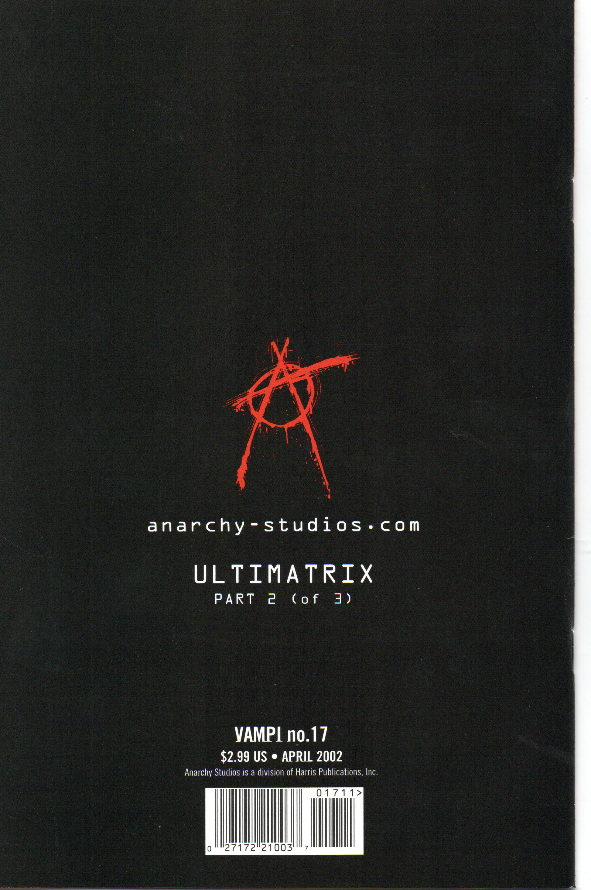 Vampi #17 Comic Book by Anarchy Studios at TheGlassyLass.com