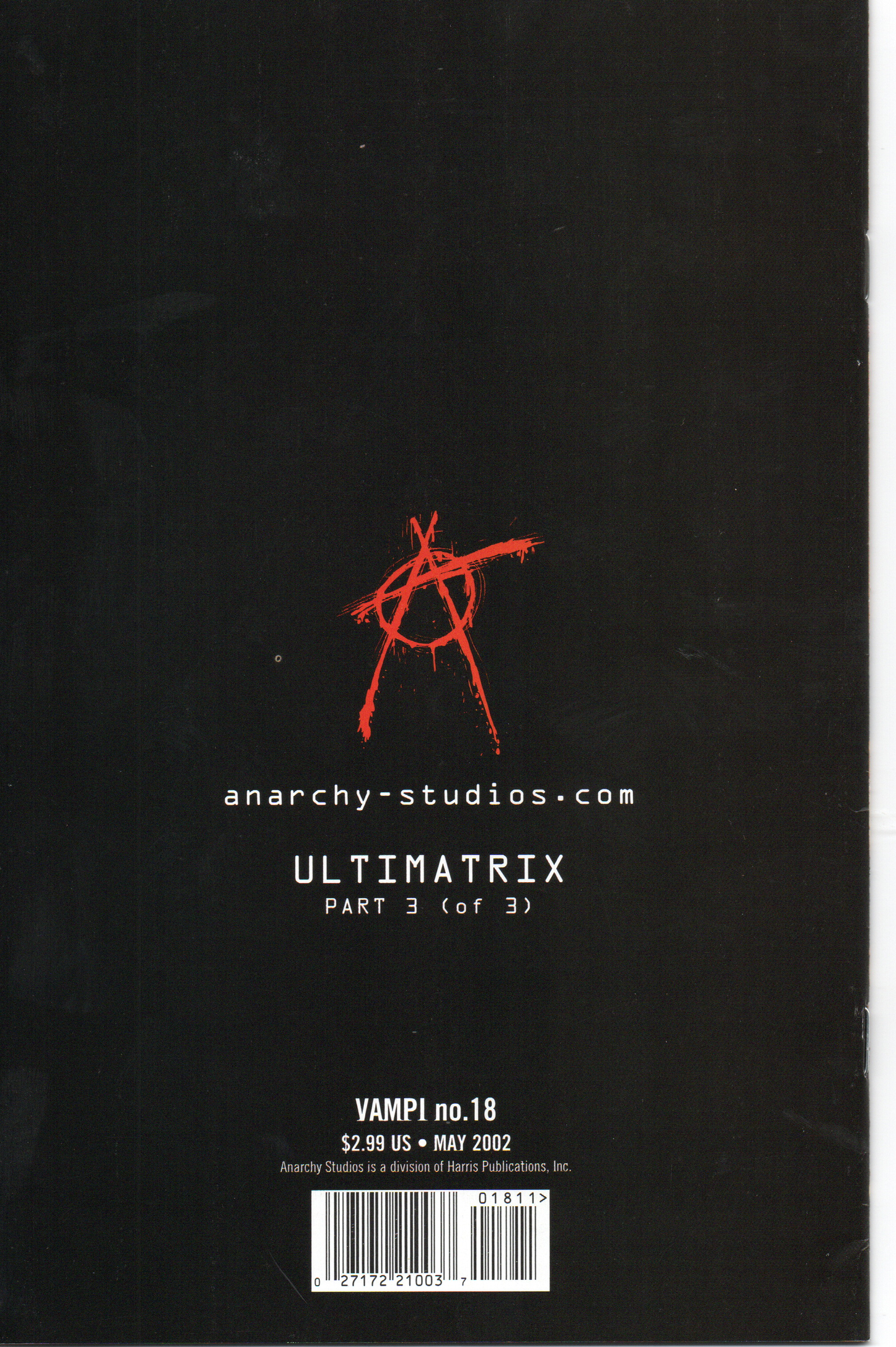 Vampi #18 Comic Book by Anarchy Studios at TheGlassyLass.com