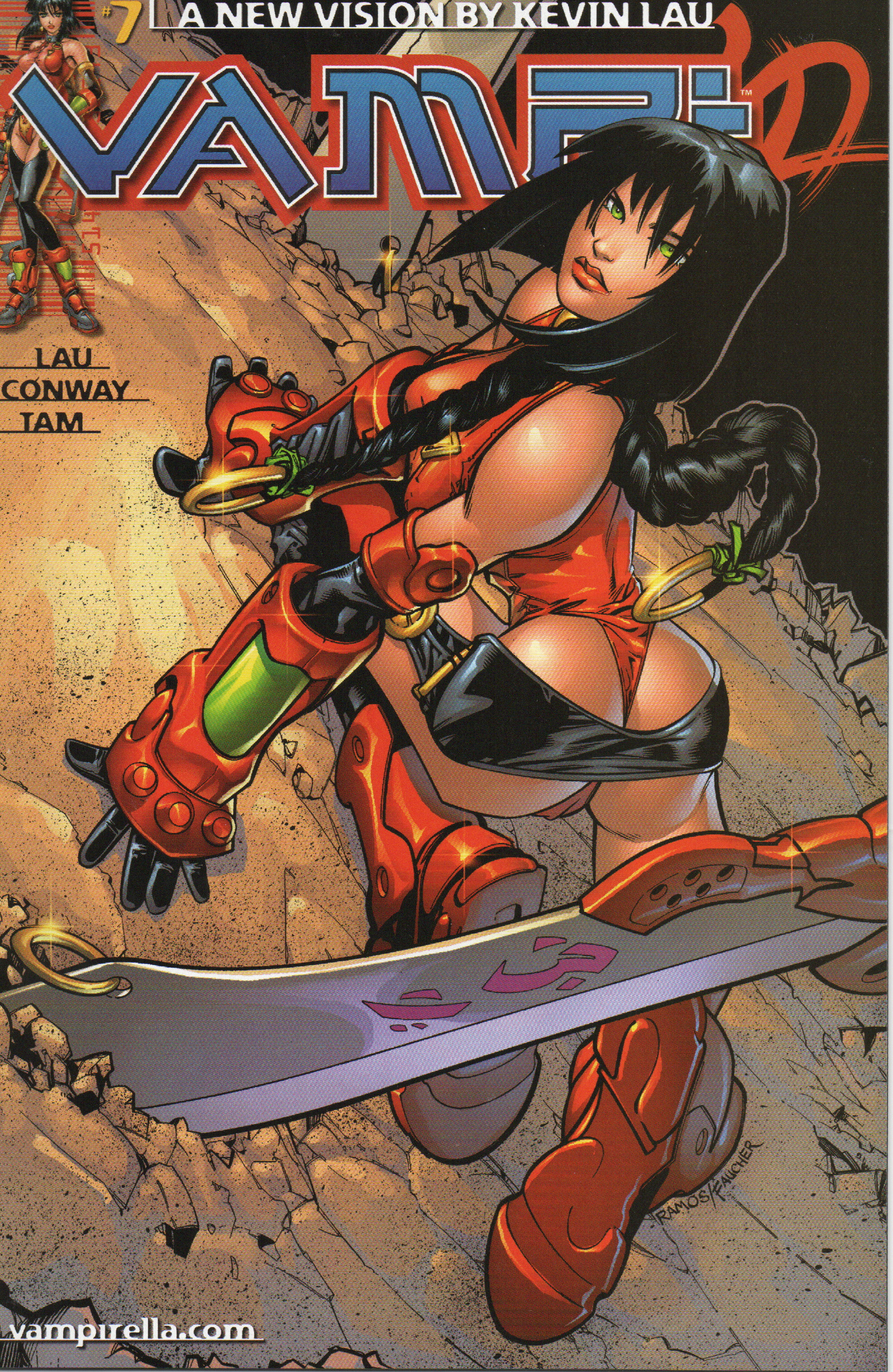 Vampi #7B (Variant Cover) Comic Book by Anarchy Studios at TheGlassyLass.com
