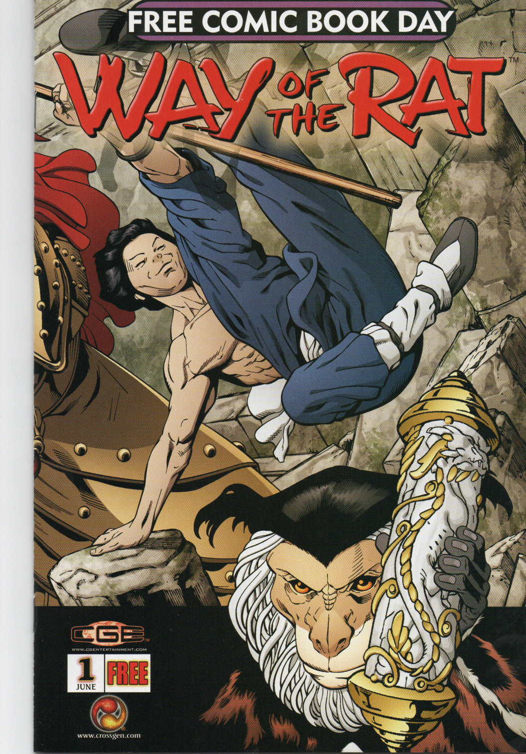 Way of the Rat #1 Free Comic Book Day Issue - Ungraded from TheGlassyLass.com