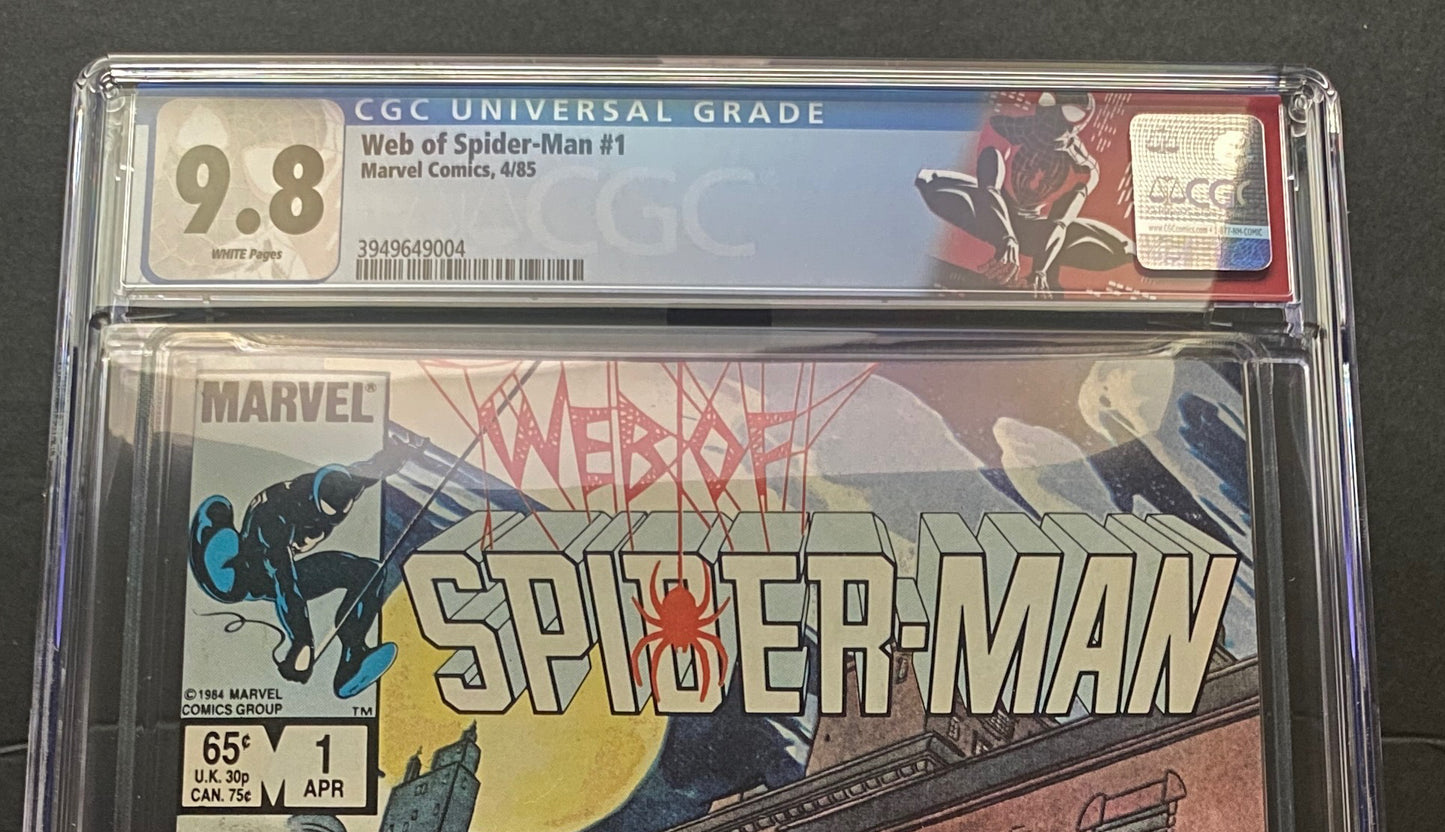 Web of Spider-Man #1 (CGC Graded 9.8) - TheGlassyLass Private Collection